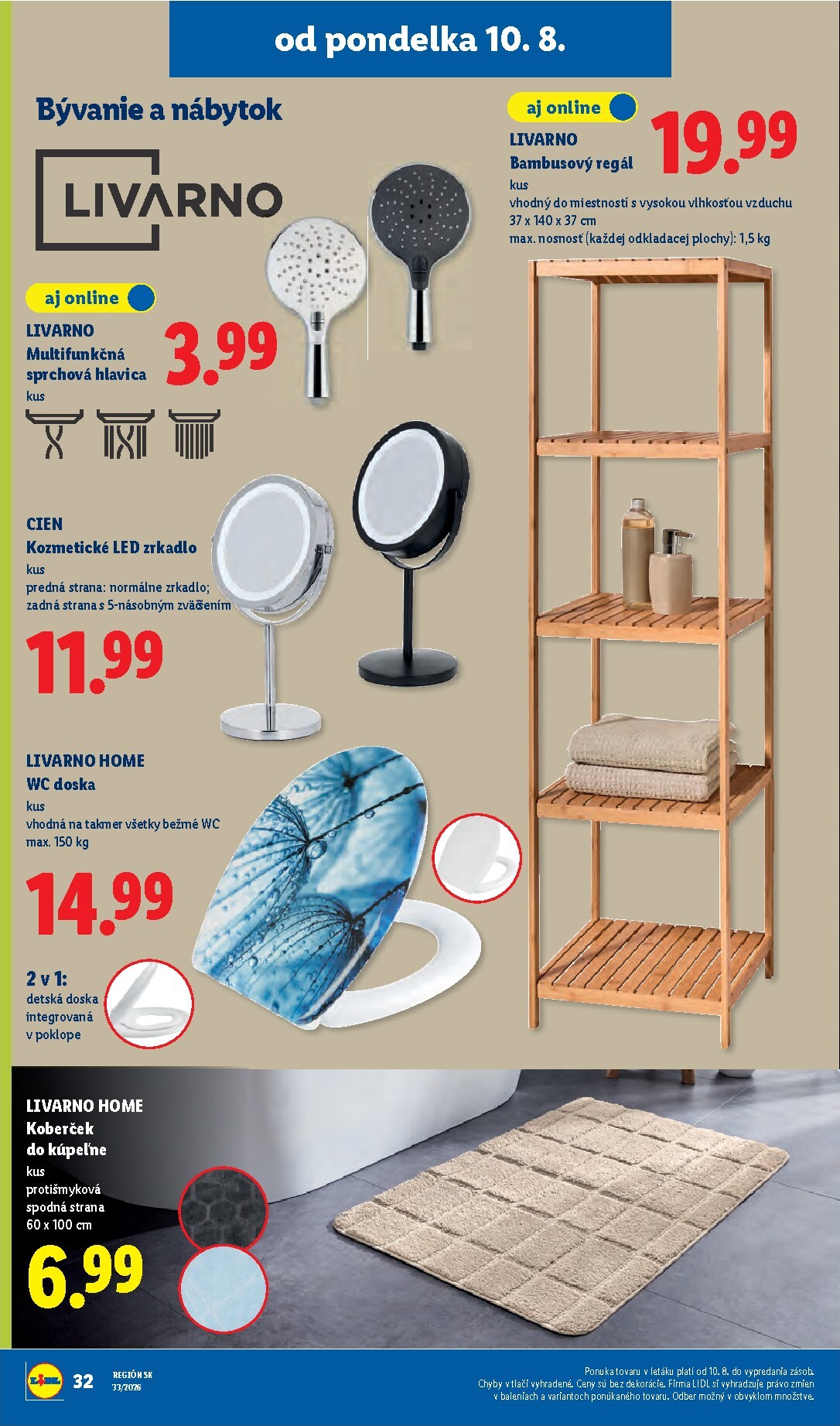 lidl - Nový Lidl leták od pondelka, 10.08.2026 do nedele, 16.08.2026 - page: 44
