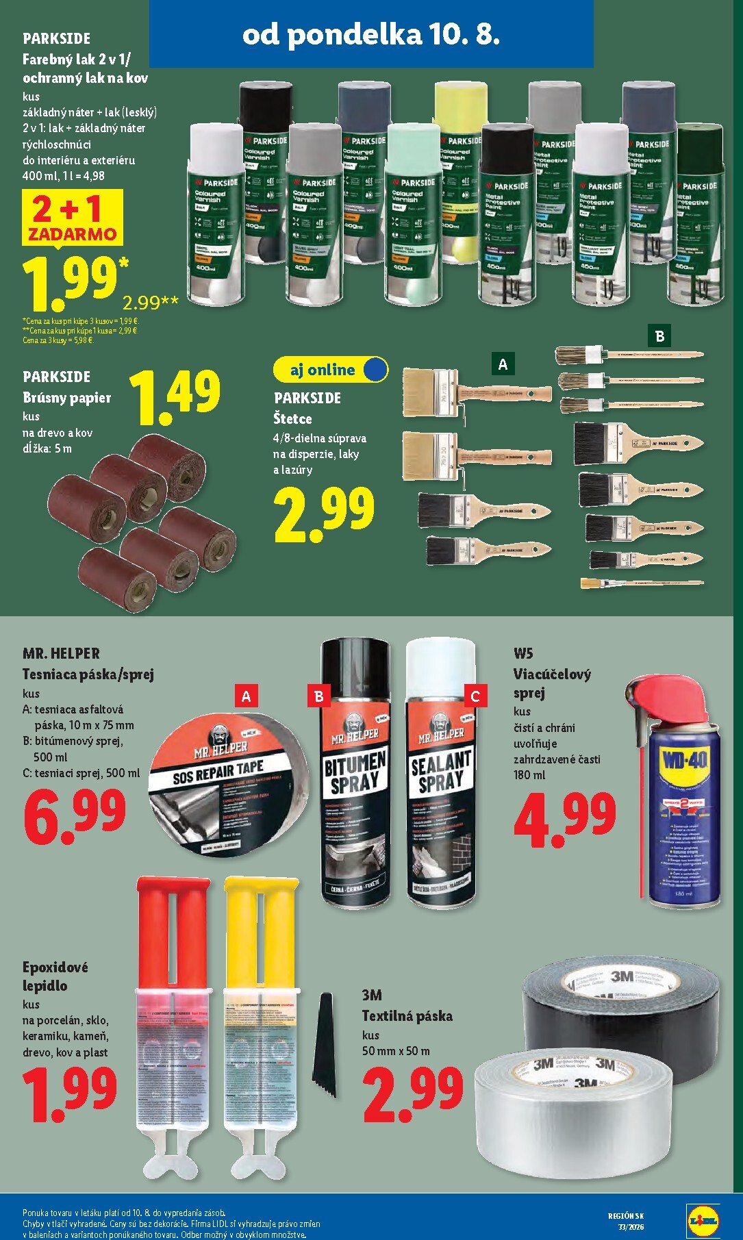 lidl - Nový Lidl leták od pondelka, 10.08.2026 do nedele, 16.08.2026 - page: 52