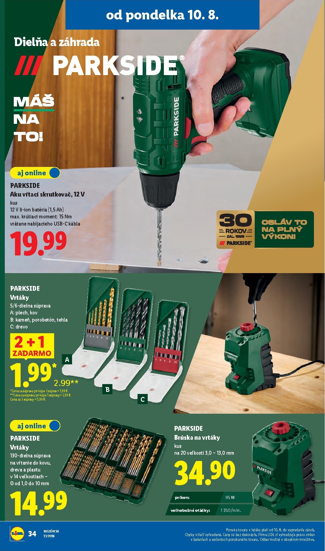 lidl - Nový Lidl leták od pondelka, 10.08.2026 do nedele, 16.08.2026 - page: 46