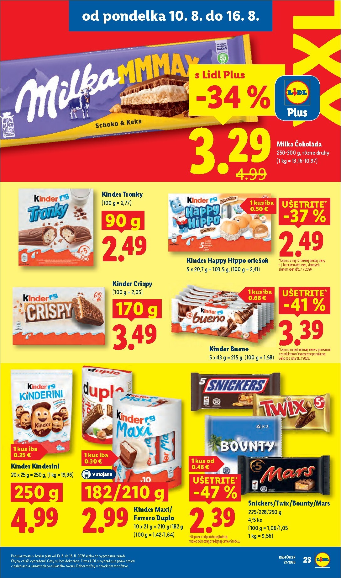 lidl - Nový Lidl leták od pondelka, 10.08.2026 do nedele, 16.08.2026 - page: 27