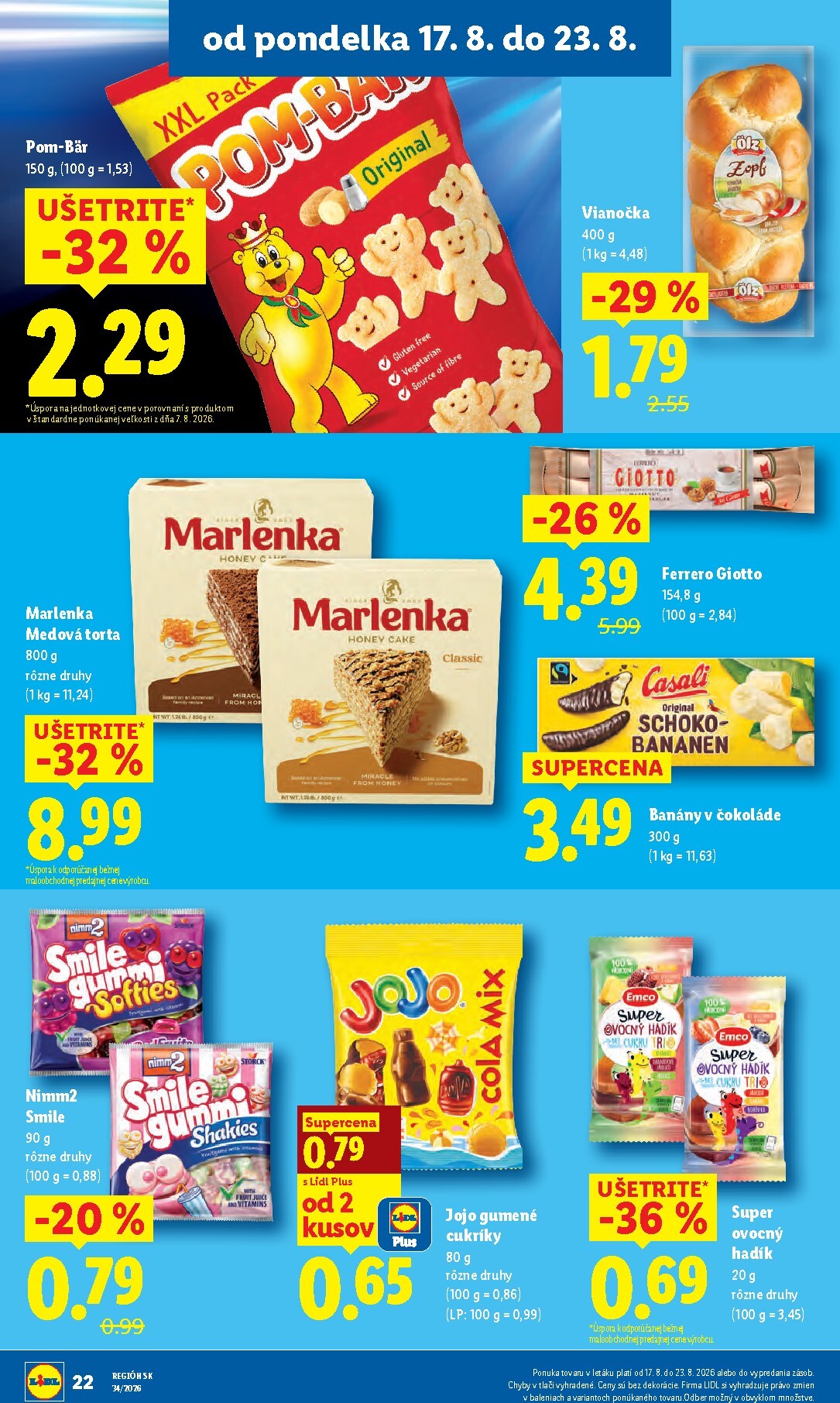lidl - Nový Lidl leták od pondelka, 17.08.2026 do nedele, 23.08.2026 - page: 26