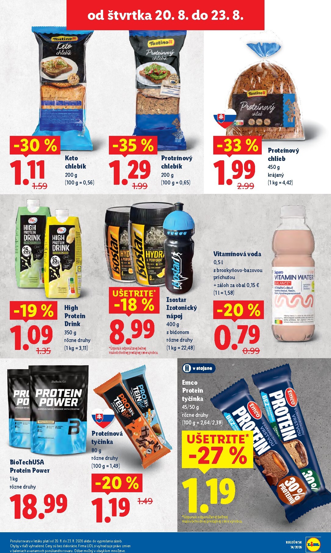 lidl - Nový Lidl leták od pondelka, 17.08.2026 do nedele, 23.08.2026 - page: 71