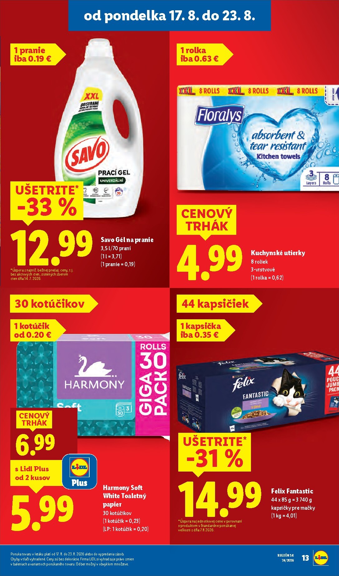 lidl - Nový Lidl leták od pondelka, 17.08.2026 do nedele, 23.08.2026 - page: 17