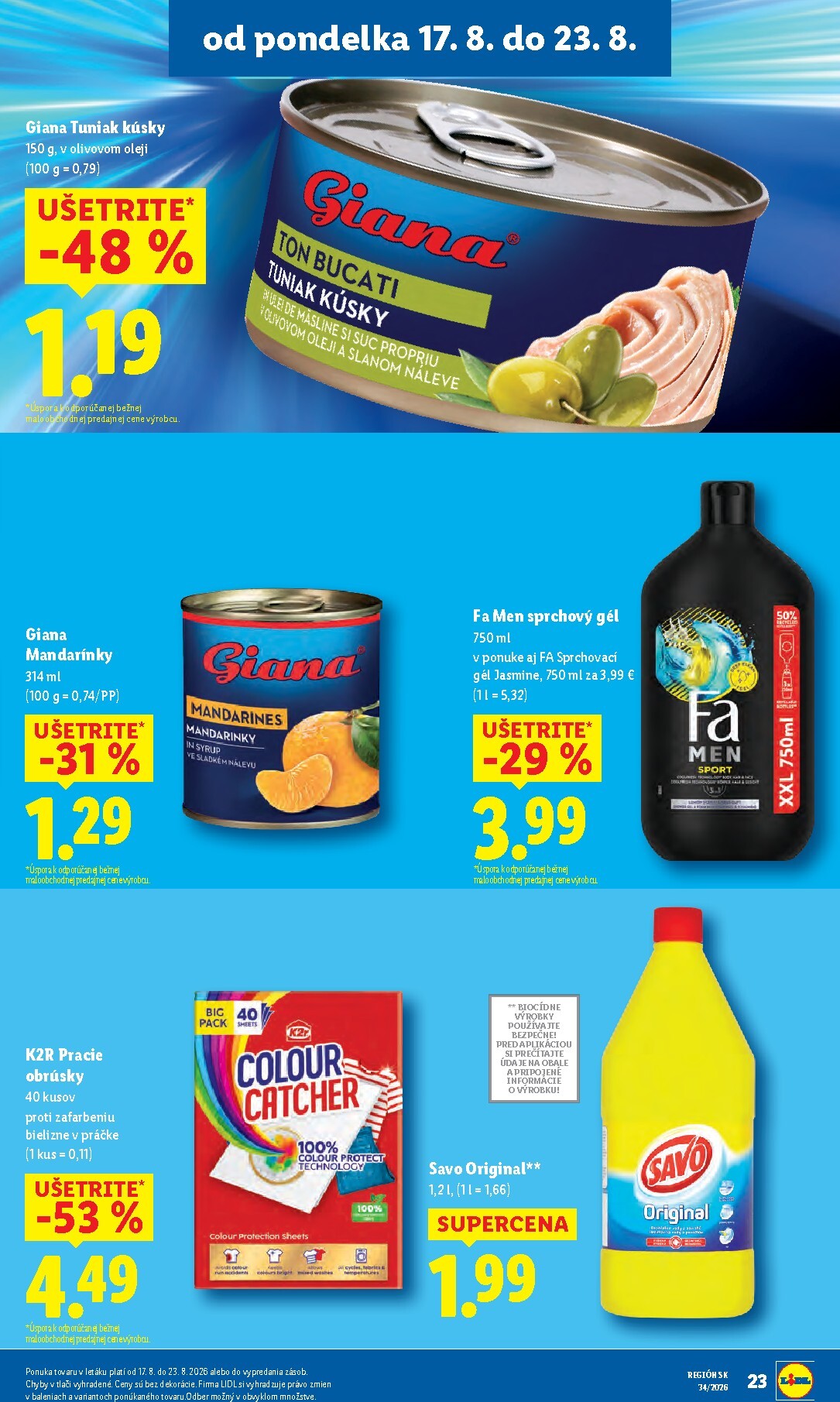 lidl - Nový Lidl leták od pondelka, 17.08.2026 do nedele, 23.08.2026 - page: 27