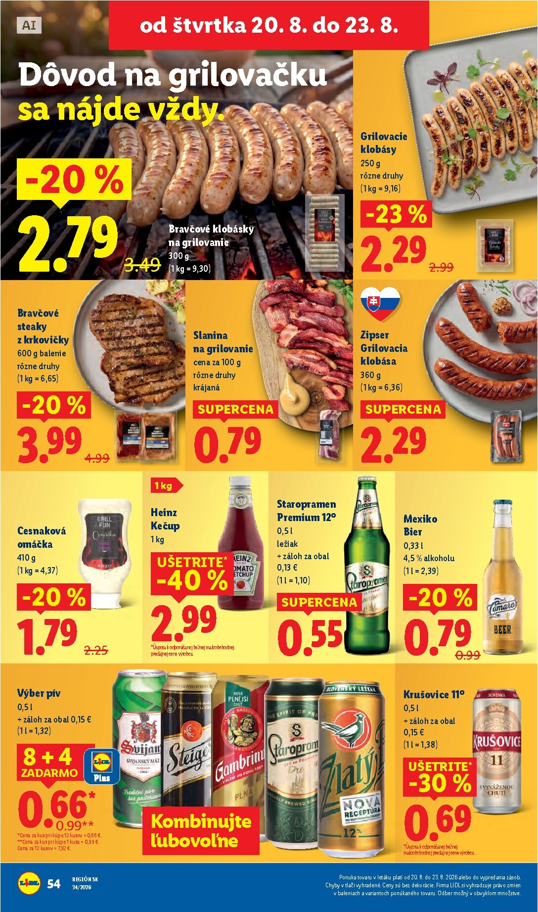 lidl - Nový Lidl leták od pondelka, 17.08.2026 do nedele, 23.08.2026 - page: 68