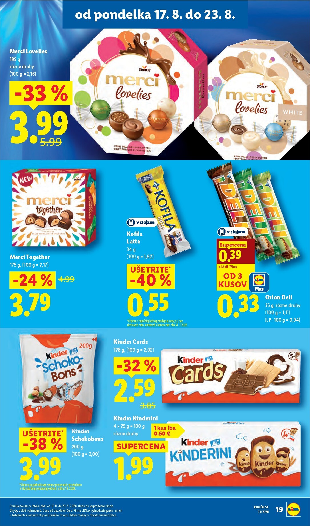 lidl - Nový Lidl leták od pondelka, 17.08.2026 do nedele, 23.08.2026 - page: 23