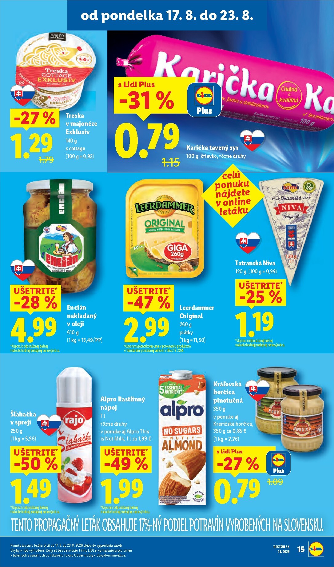 lidl - Aktuálny Lidl leták od pondelka, 17.08.2026 do nedele, 23.08.2026 - page: 19