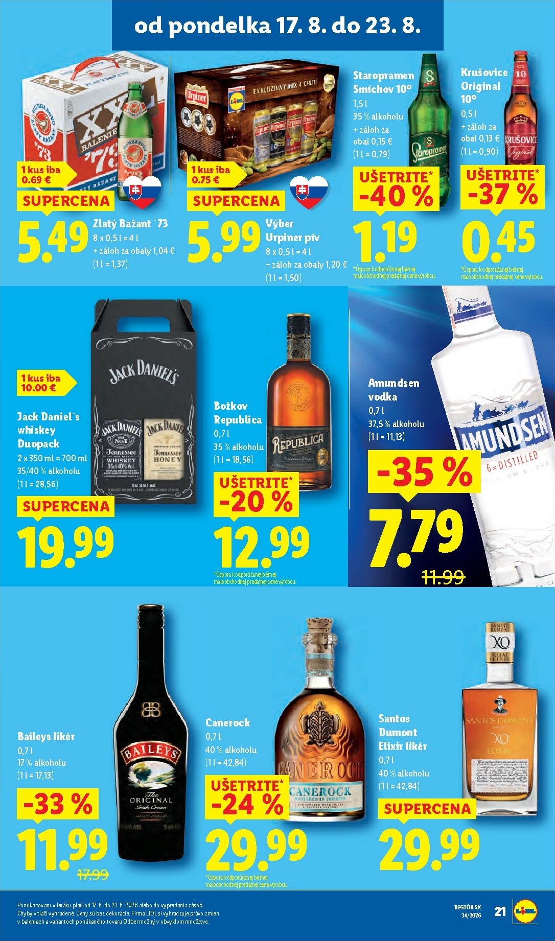 lidl - Aktuálny Lidl leták od pondelka, 17.08.2026 do nedele, 23.08.2026 - page: 25