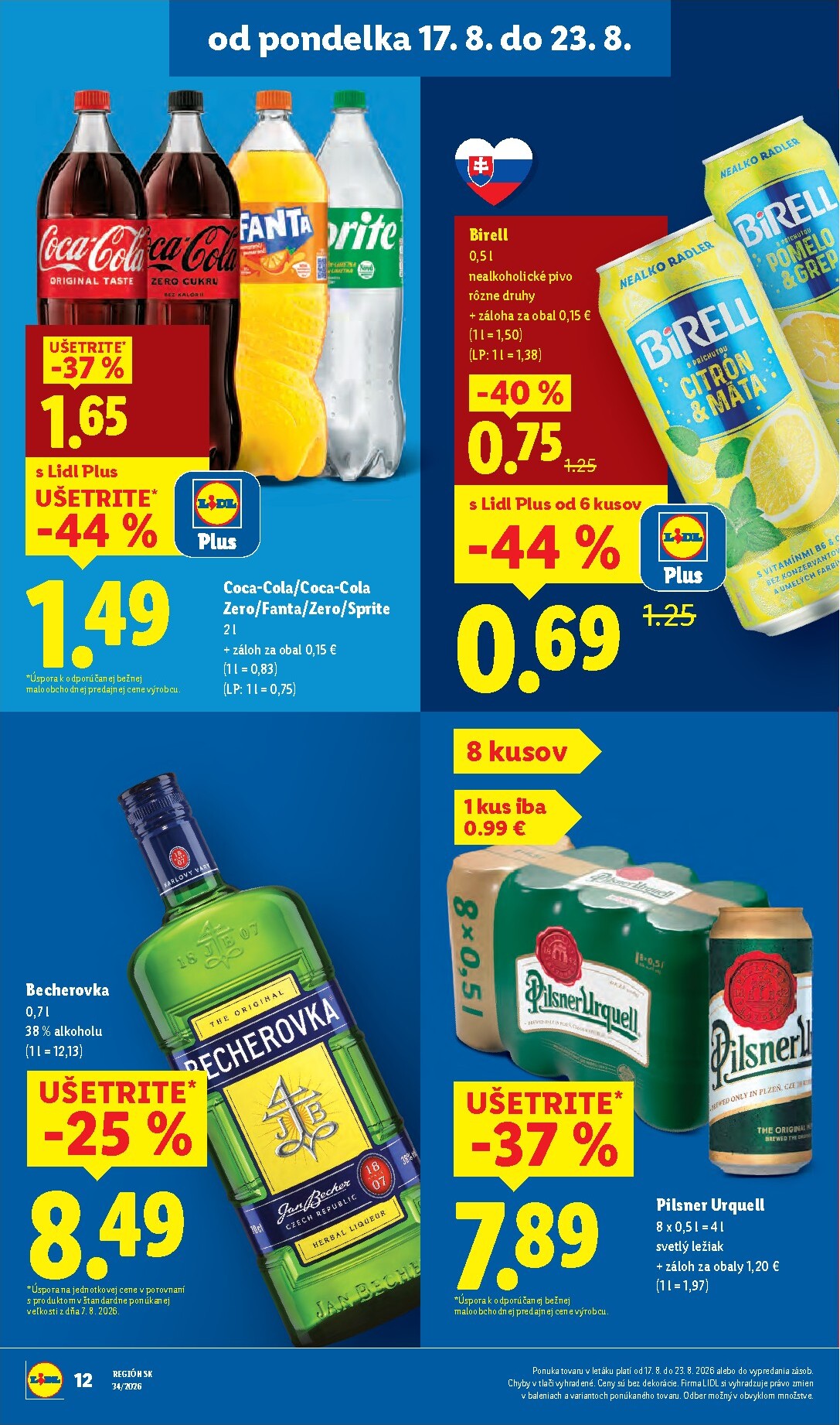 lidl - Aktuálny Lidl leták od pondelka, 17.08.2026 do nedele, 23.08.2026 - page: 16