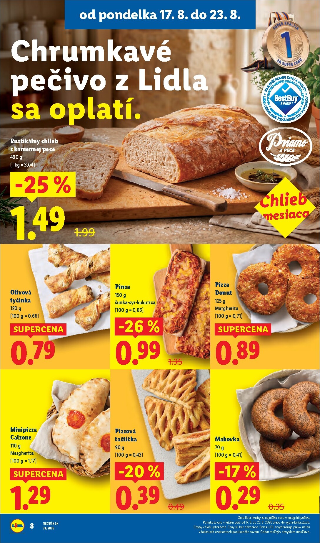 lidl - Aktuálny Lidl leták od pondelka, 17.08.2026 do nedele, 23.08.2026 - page: 12