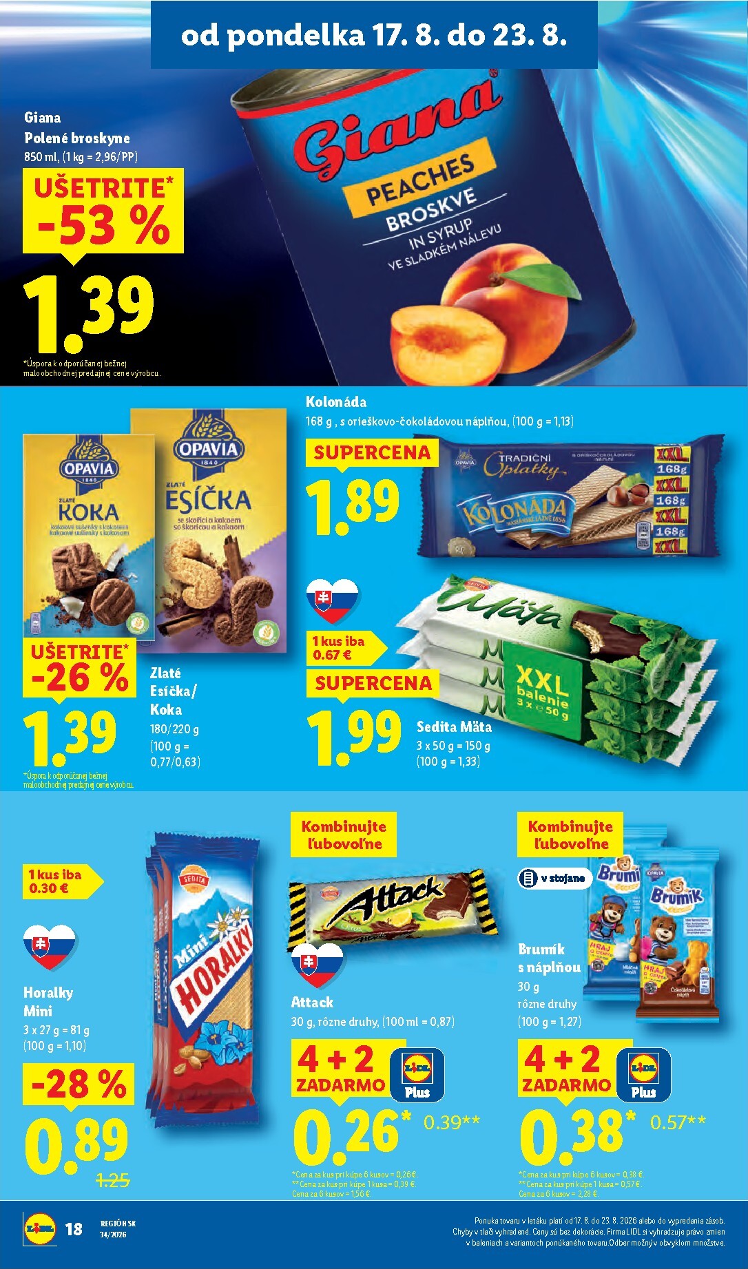 lidl - Aktuálny Lidl leták od pondelka, 17.08.2026 do nedele, 23.08.2026 - page: 22