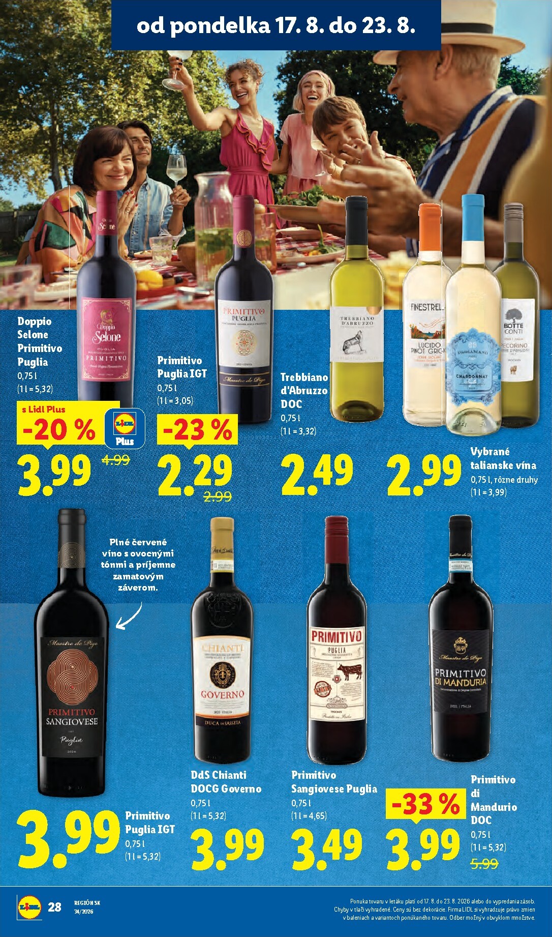 lidl - Aktuálny Lidl leták od pondelka, 17.08.2026 do nedele, 23.08.2026 - page: 34