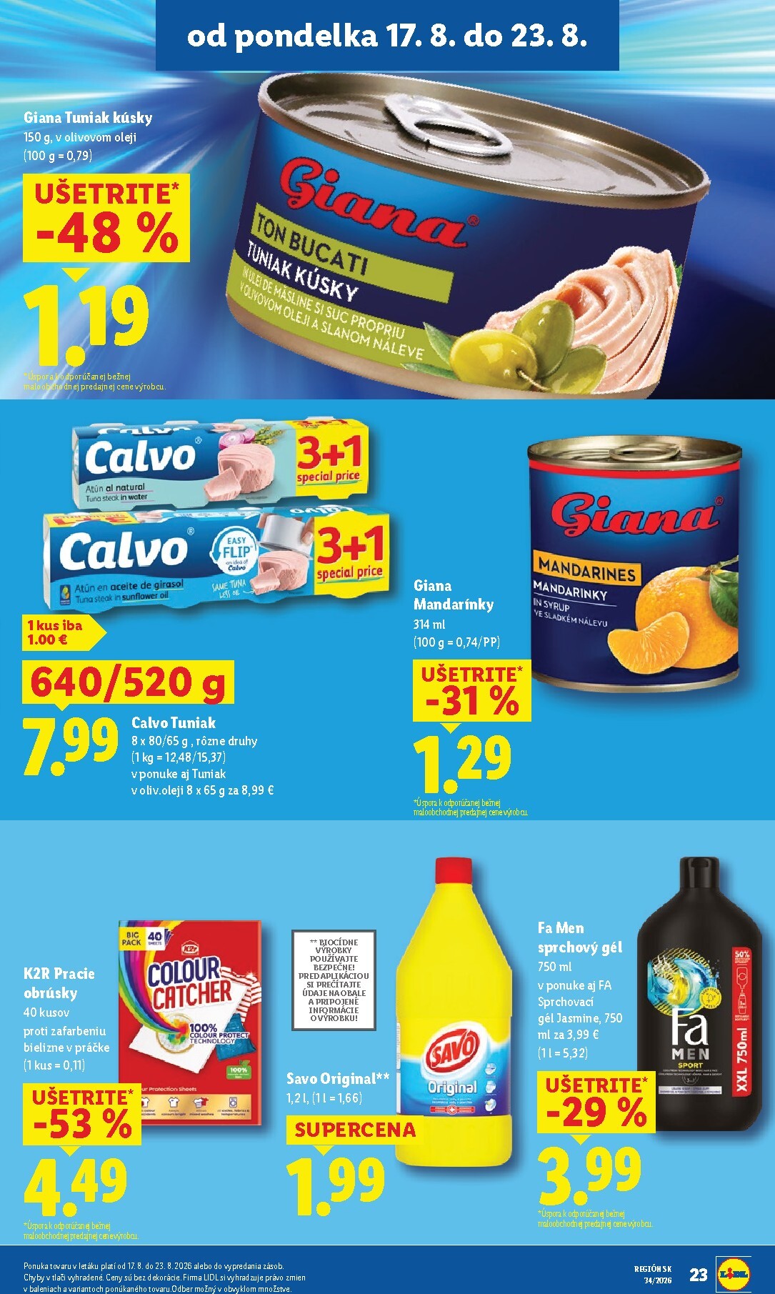 lidl - Aktuálny Lidl leták od pondelka, 17.08.2026 do nedele, 23.08.2026 - page: 27