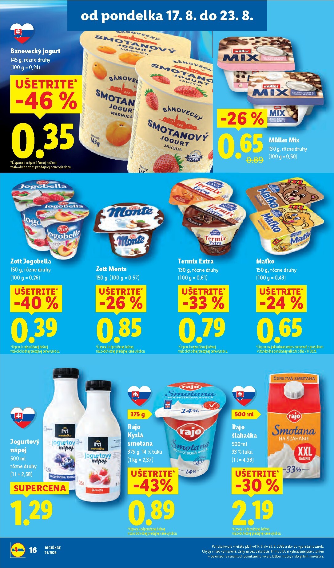 lidl - Aktuálny Lidl leták od pondelka, 17.08.2026 do nedele, 23.08.2026 - page: 20