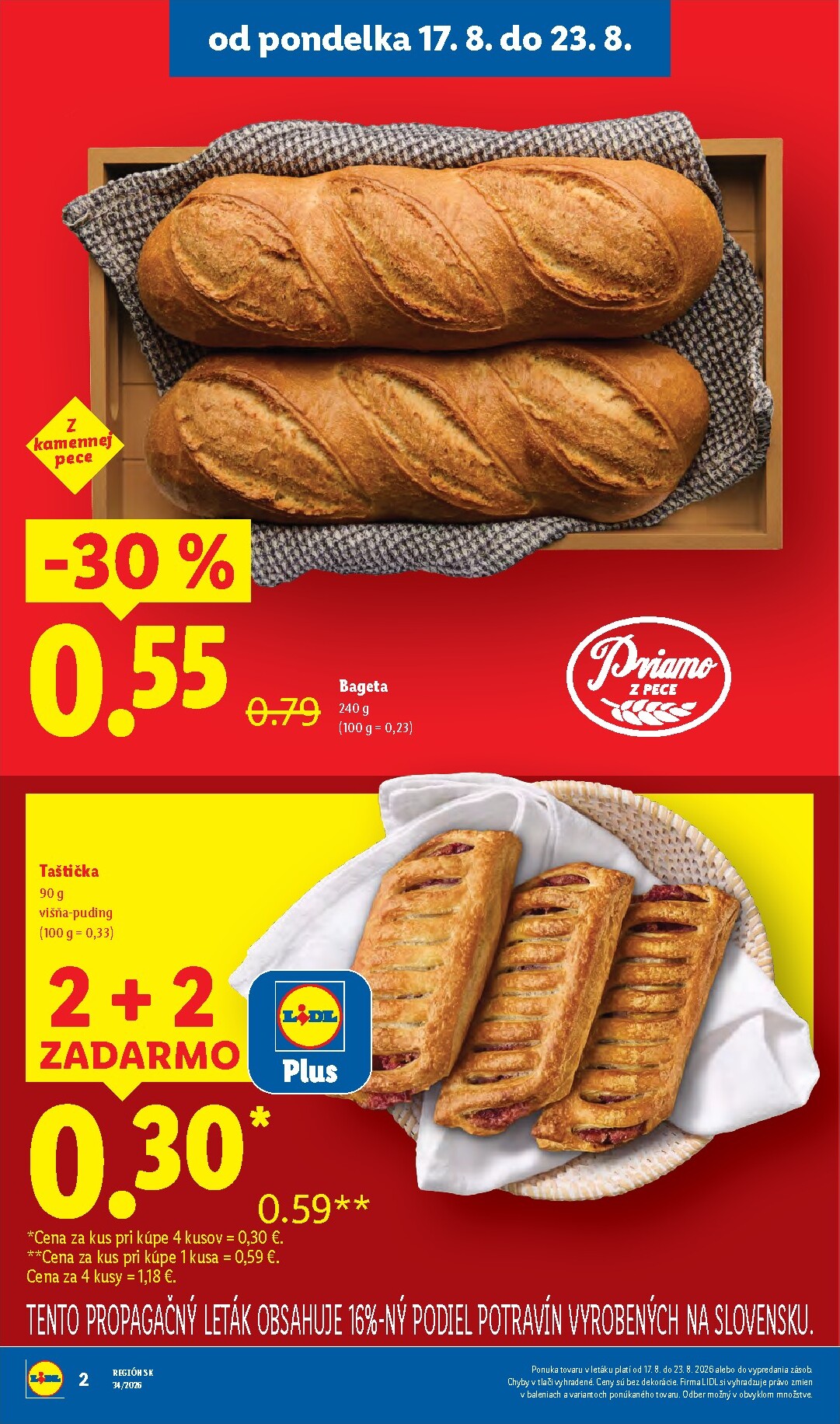 lidl - Aktuálny Lidl - Ešte viac extra akcií leták od pondelka, 17.08.2026 do nedele, 23.08.2026 - page: 2