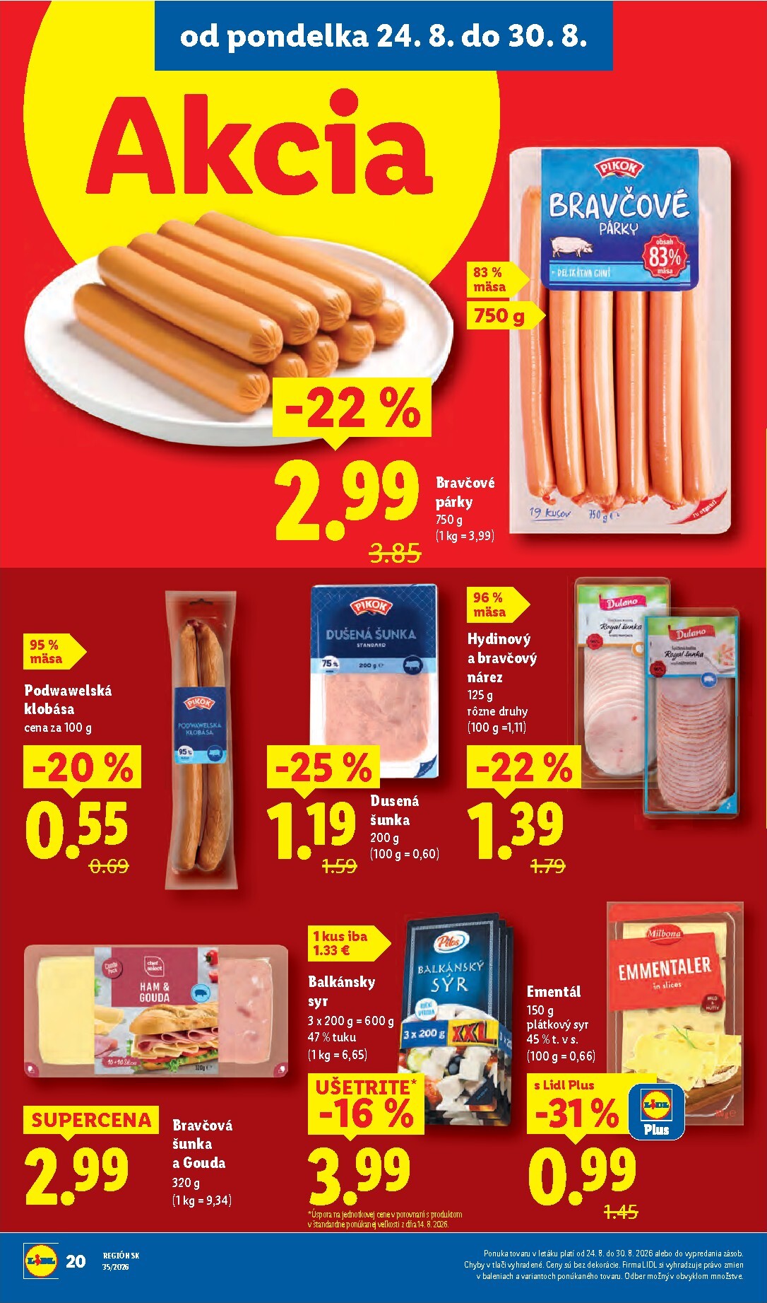 lidl - Nový Lidl leták od pondelka, 24.08.2026 do nedele, 30.08.2026 - page: 24