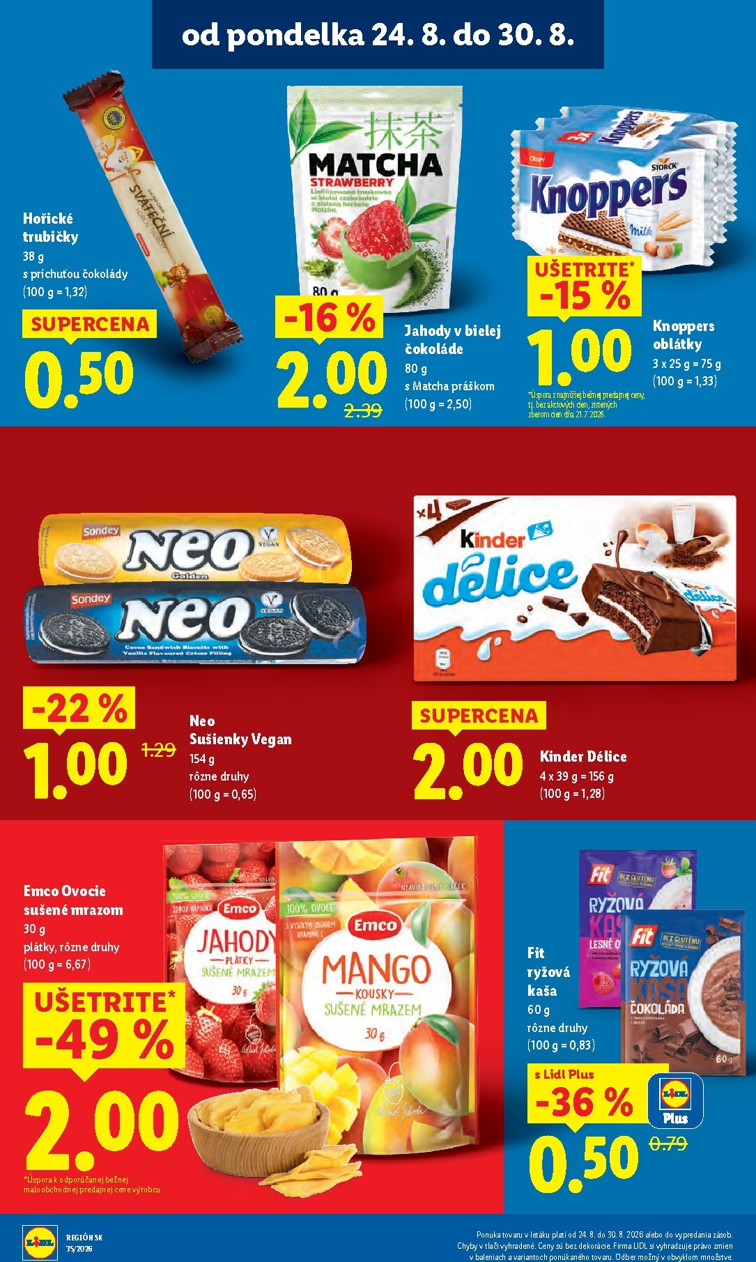 lidl - Nový Lidl leták od pondelka, 24.08.2026 do nedele, 30.08.2026 - page: 32
