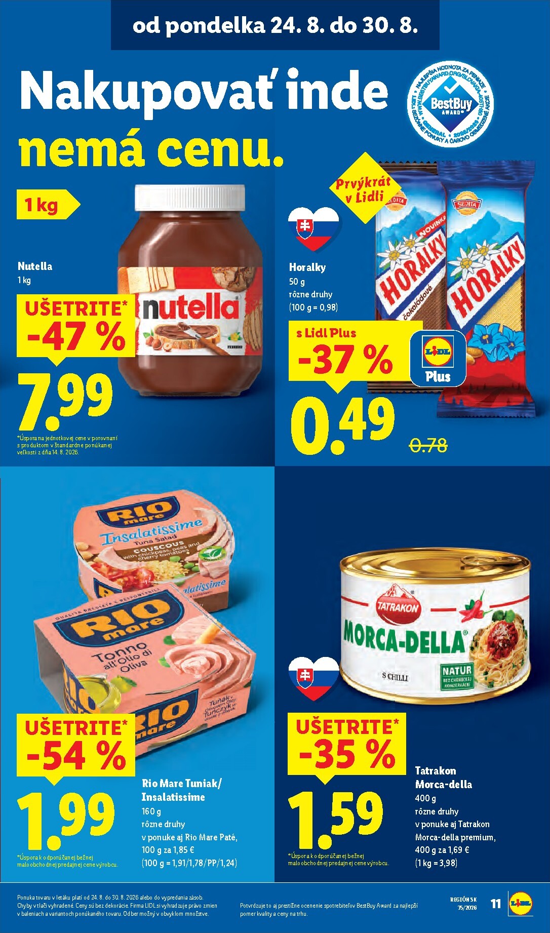lidl - Nový Lidl leták od pondelka, 24.08.2026 do nedele, 30.08.2026 - page: 15