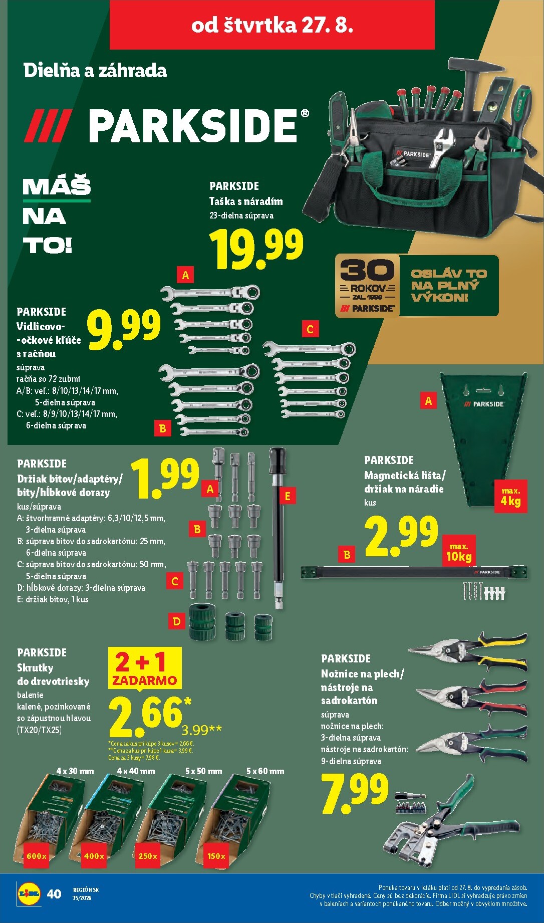 lidl - Nový Lidl leták od pondelka, 24.08.2026 do nedele, 30.08.2026 - page: 80