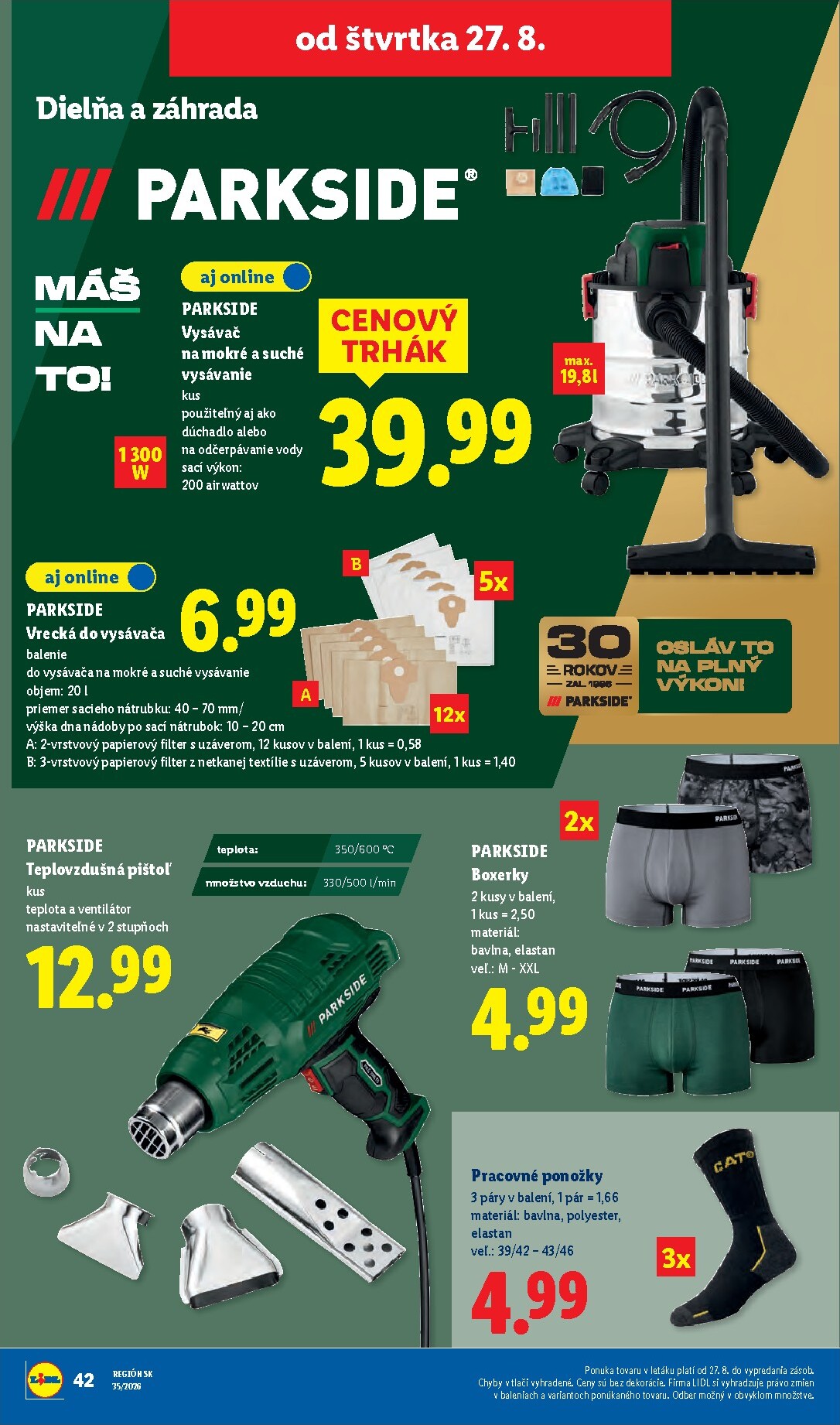 lidl - Nový Lidl leták od pondelka, 24.08.2026 do nedele, 30.08.2026 - page: 82