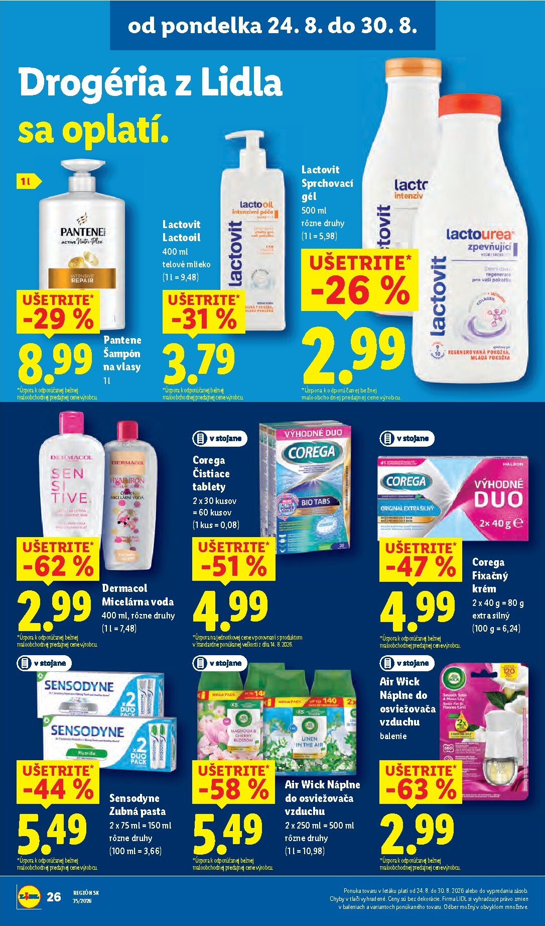 lidl - Nový Lidl leták od pondelka, 24.08.2026 do nedele, 30.08.2026 - page: 36