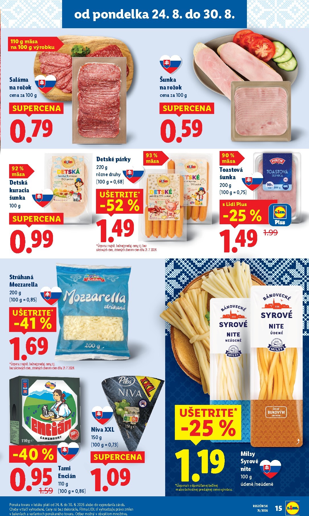 lidl - Nový Lidl leták od pondelka, 24.08.2026 do nedele, 30.08.2026 - page: 19