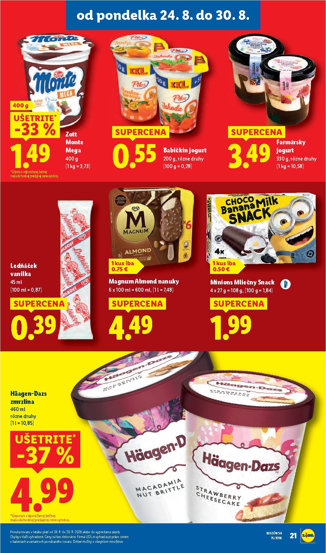 lidl - Nový Lidl leták od pondelka, 24.08.2026 do nedele, 30.08.2026 - page: 25