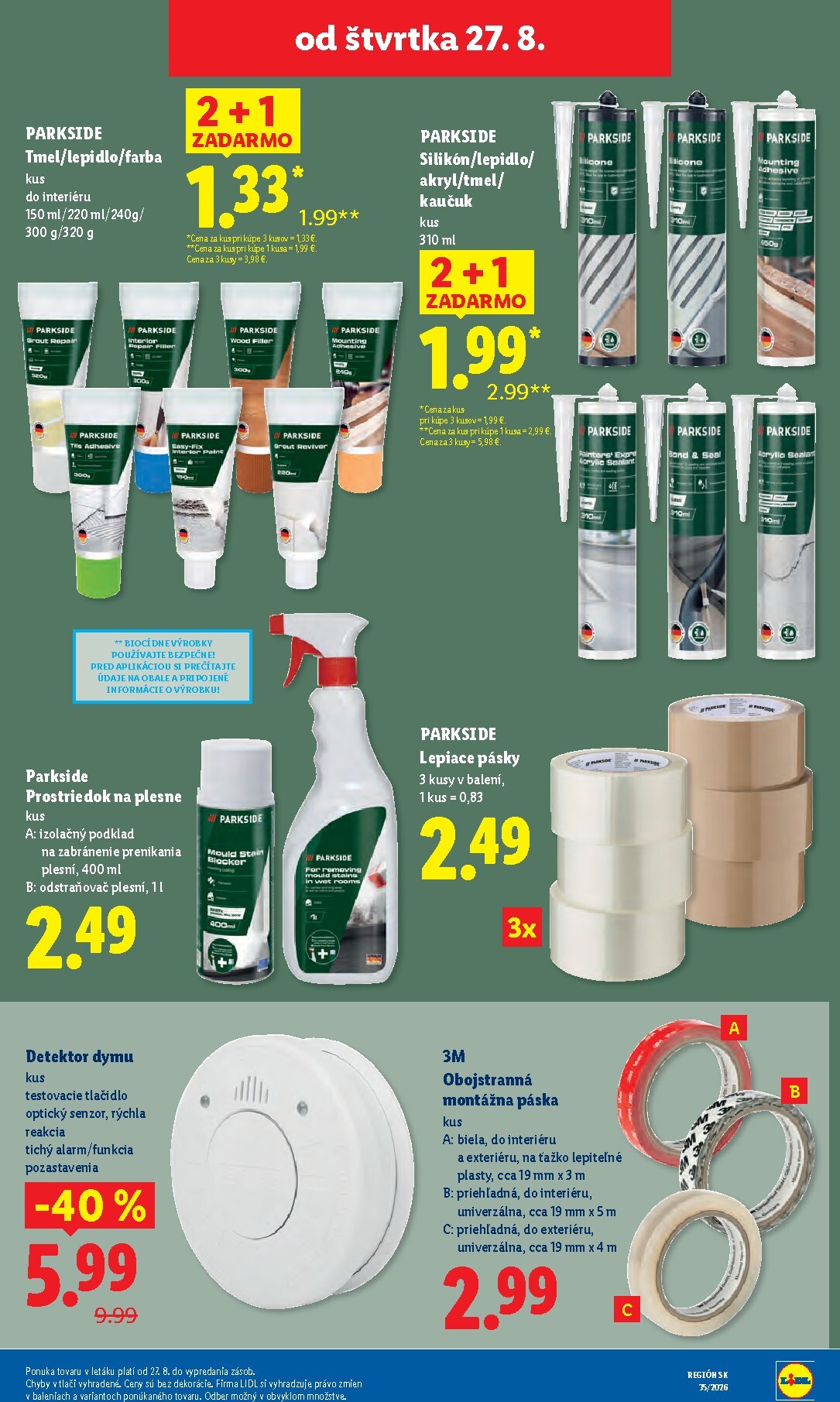 lidl - Nový Lidl leták od pondelka, 24.08.2026 do nedele, 30.08.2026 - page: 84