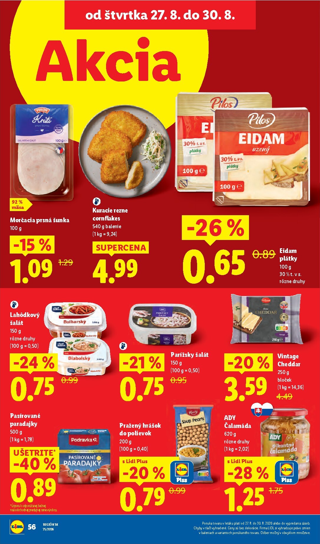 lidl - Nový Lidl leták od pondelka, 24.08.2026 do nedele, 30.08.2026 - page: 74