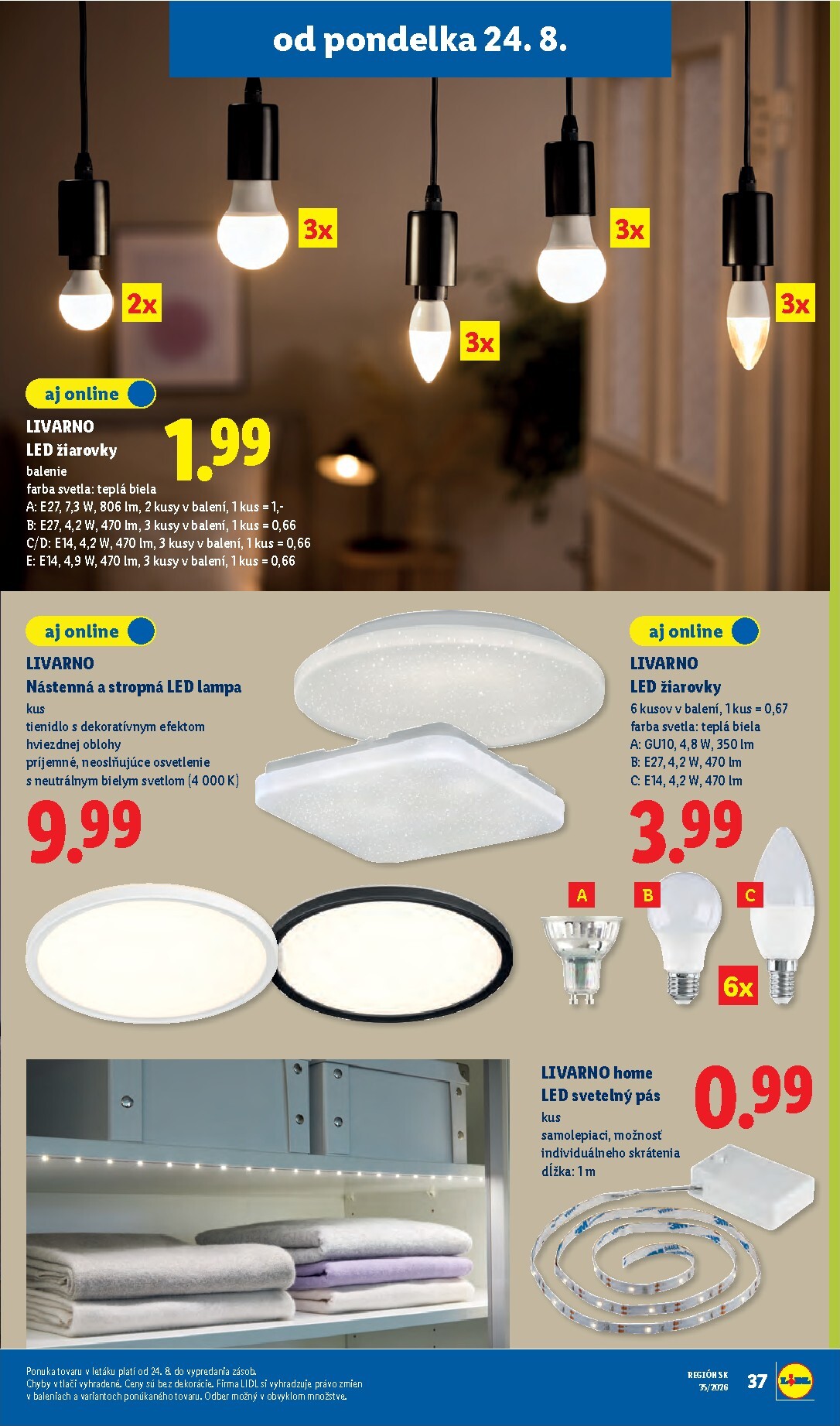 lidl - Nový Lidl leták od pondelka, 24.08.2026 do nedele, 30.08.2026 - page: 49