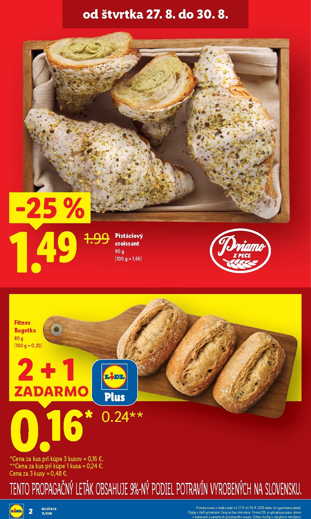 lidl - Nový Lidl - Ešte viac extra akcií leták od štvrtka, 27.08.2026 do nedele, 30.08.2026 - page: 2