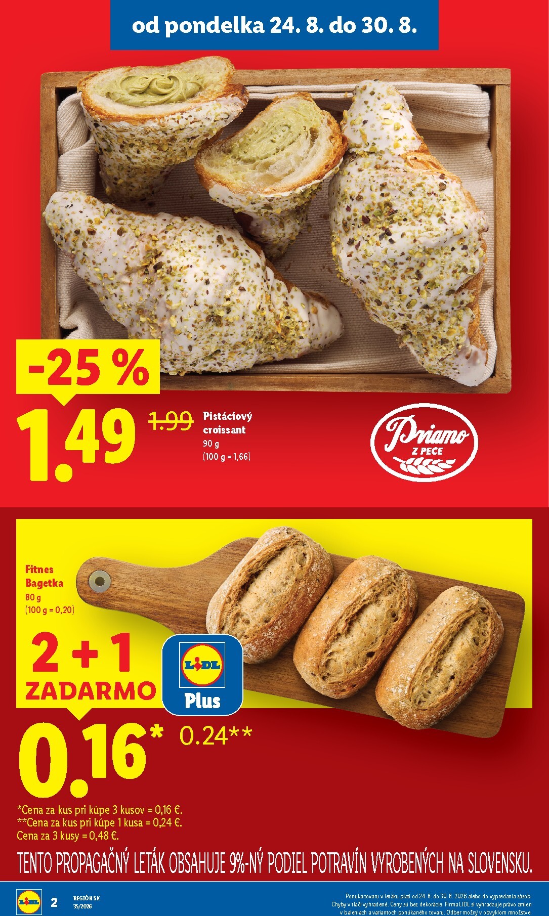 lidl - Aktuálny Lidl - Ešte viac extra akcií leták od pondelka, 24.08.2026 do nedele, 30.08.2026 - page: 2