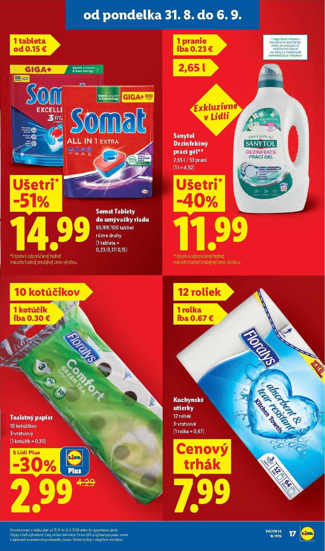 lidl - Nový Lidl leták od pondelka, 31.08.2026 do nedele, 06.09.2026 - page: 25