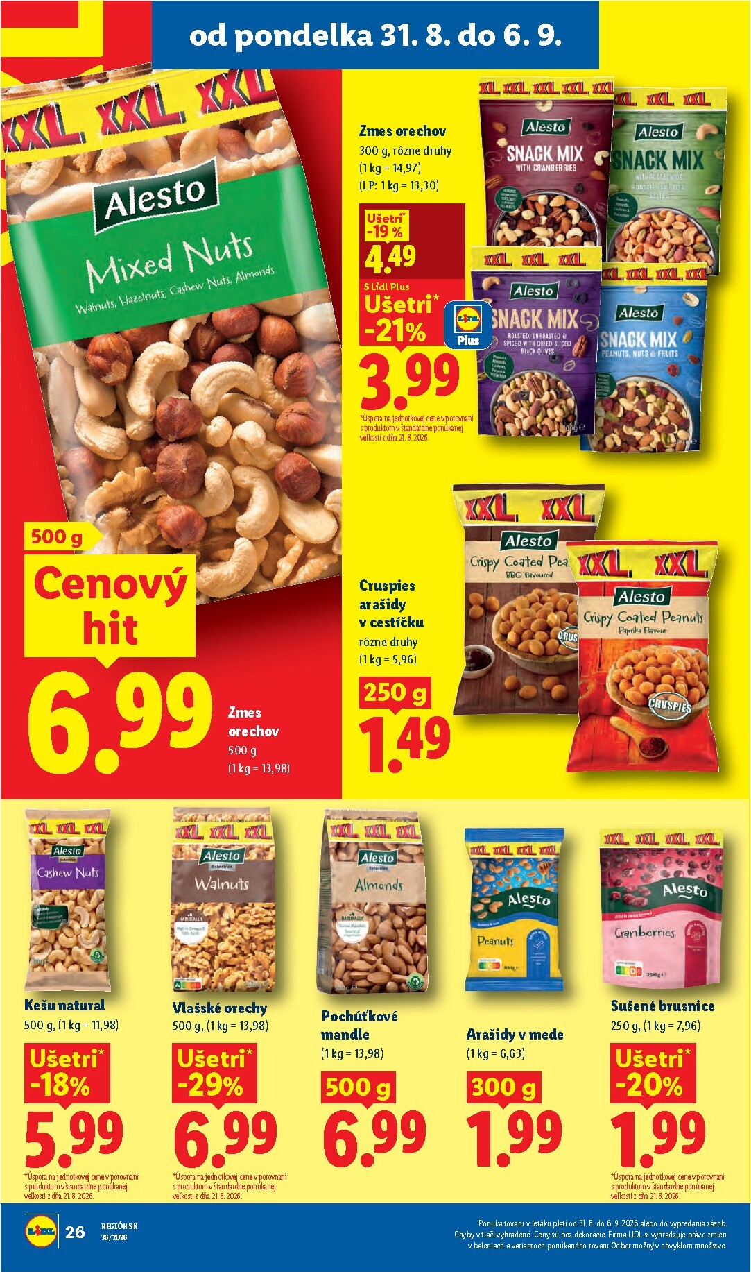 lidl - Nový Lidl leták od pondelka, 31.08.2026 do nedele, 06.09.2026 - page: 34