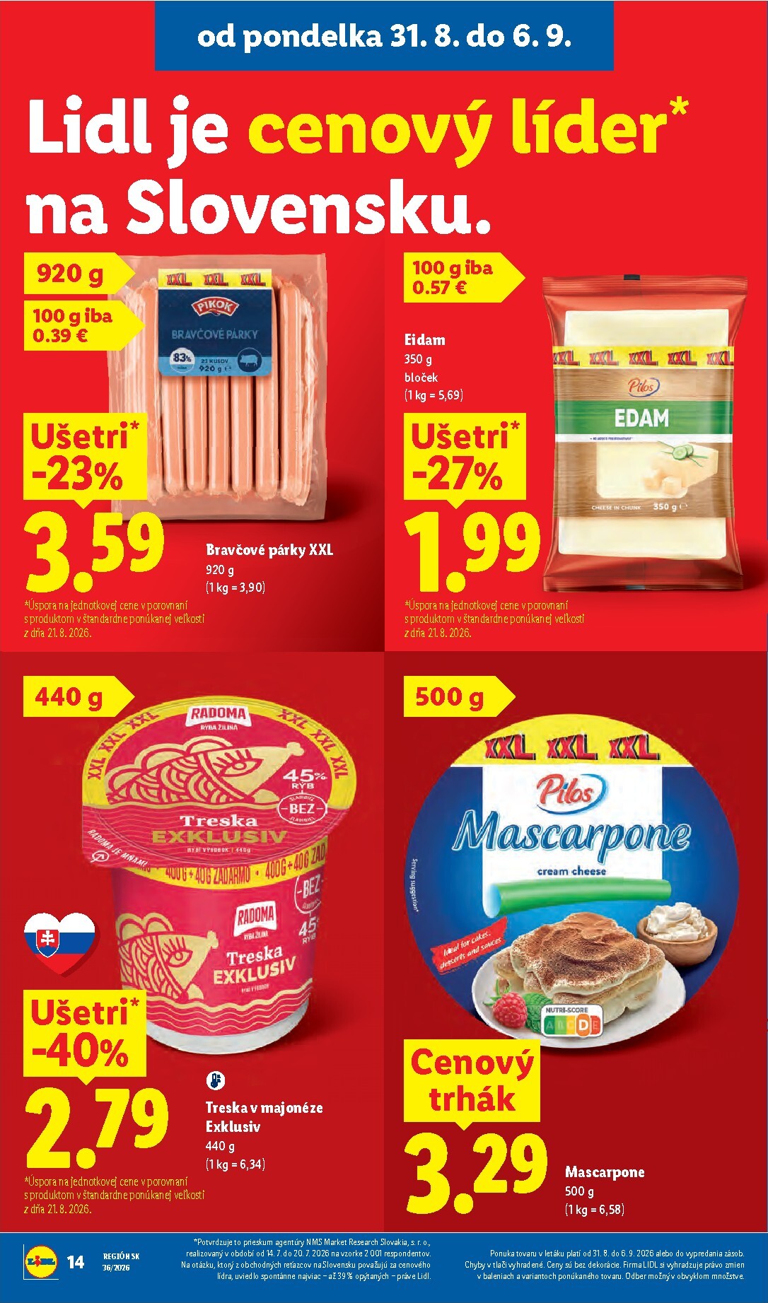lidl - Nový Lidl leták od pondelka, 31.08.2026 do nedele, 06.09.2026 - page: 22