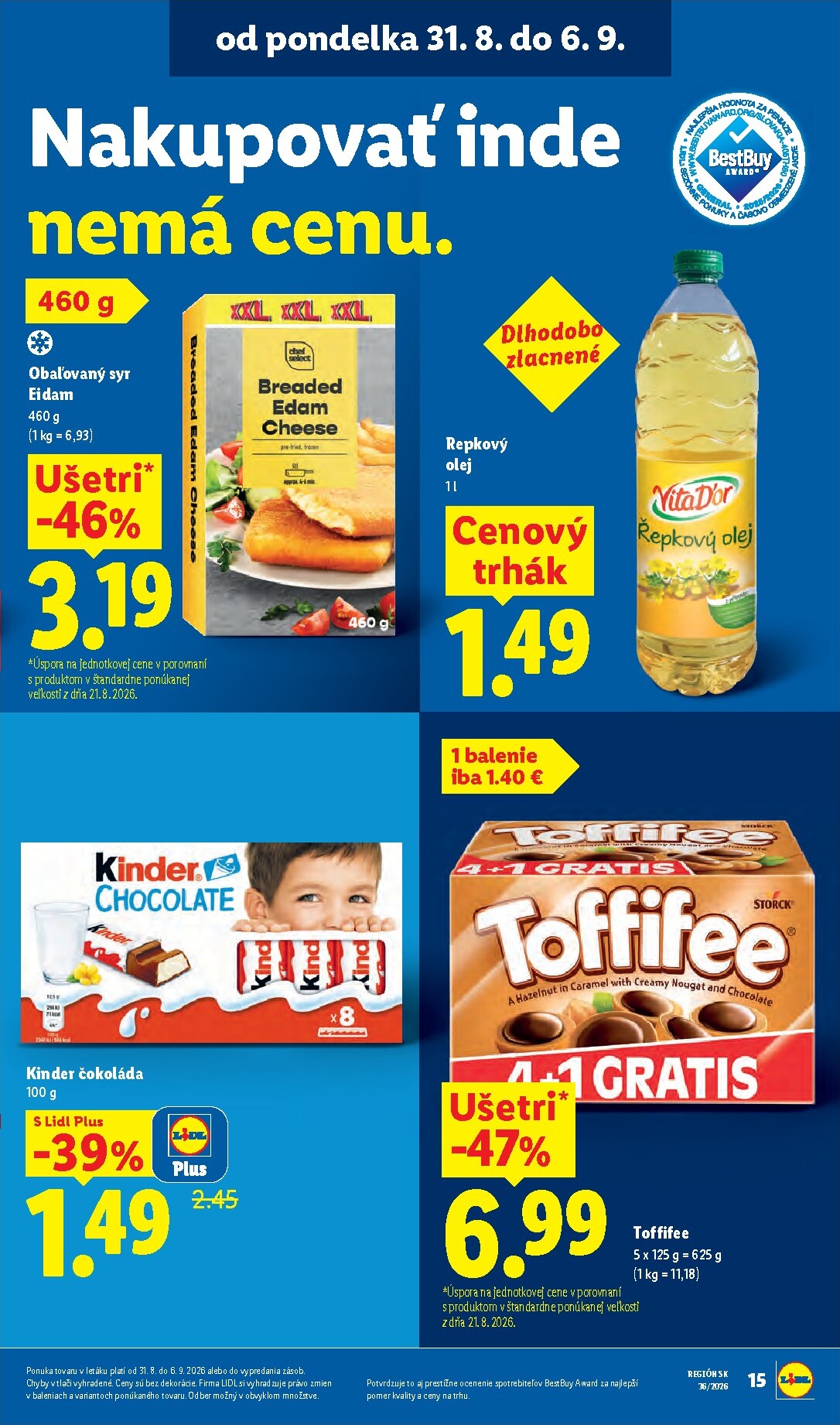 lidl - Nový Lidl leták od pondelka, 31.08.2026 do nedele, 06.09.2026 - page: 23
