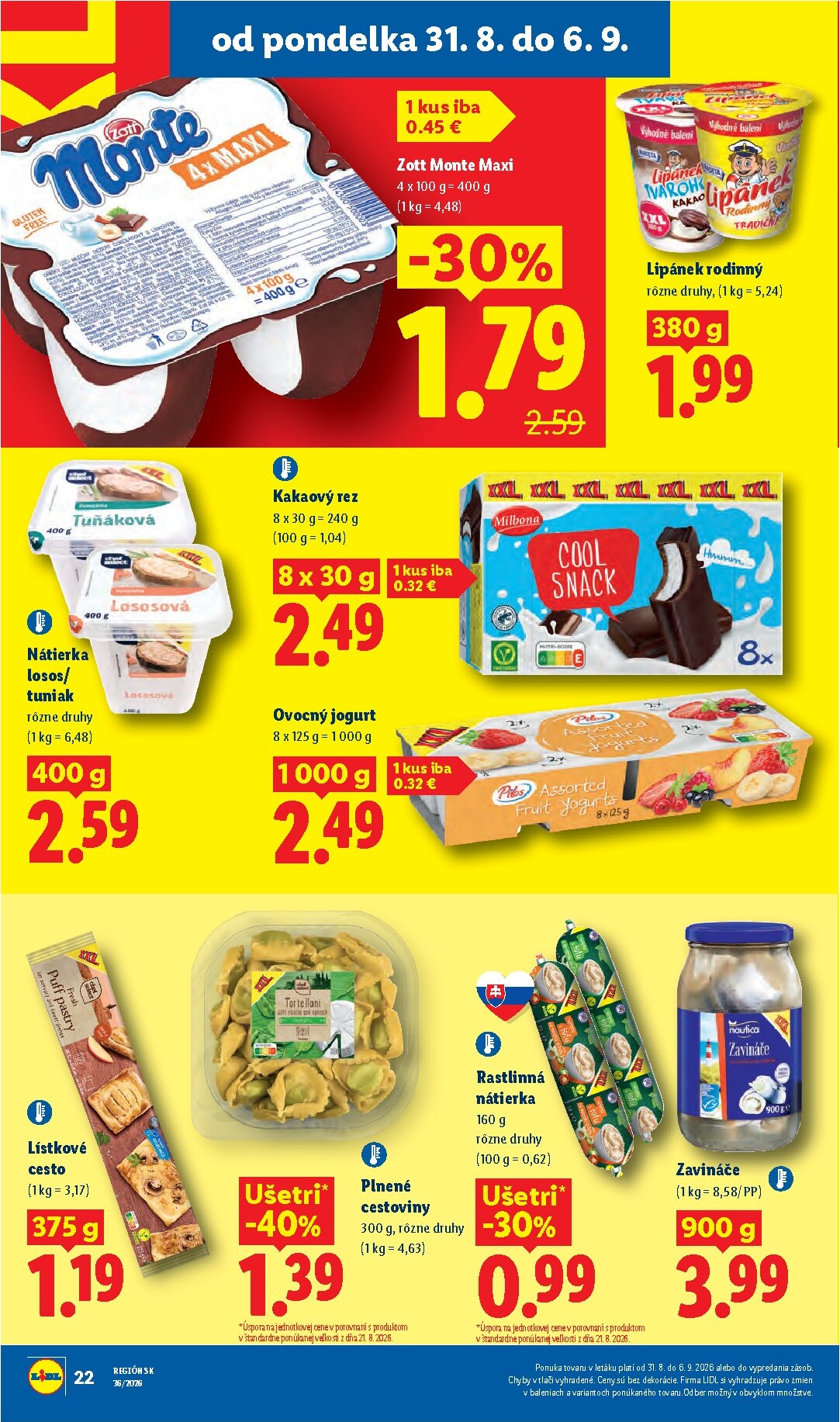 lidl - Nový Lidl leták od pondelka, 31.08.2026 do nedele, 06.09.2026 - page: 30