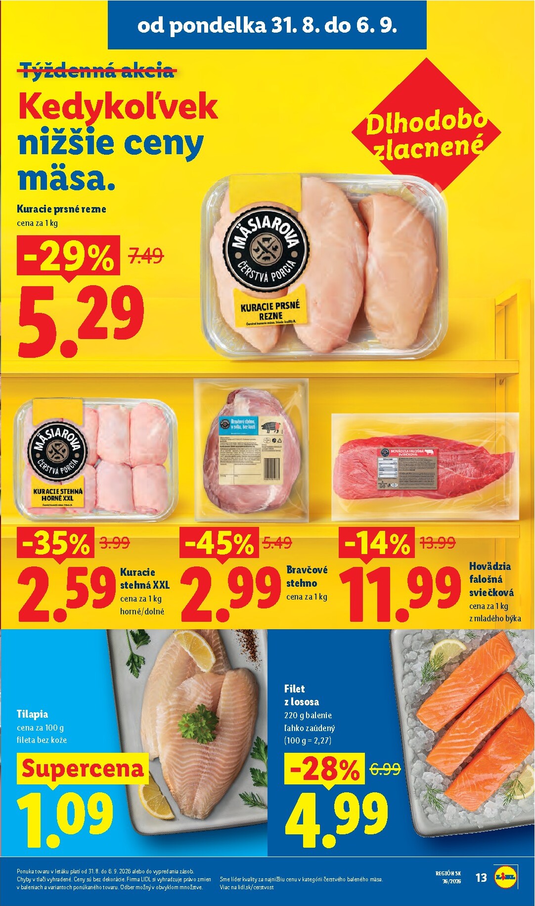 lidl - Nový Lidl leták od pondelka, 31.08.2026 do nedele, 06.09.2026 - page: 13