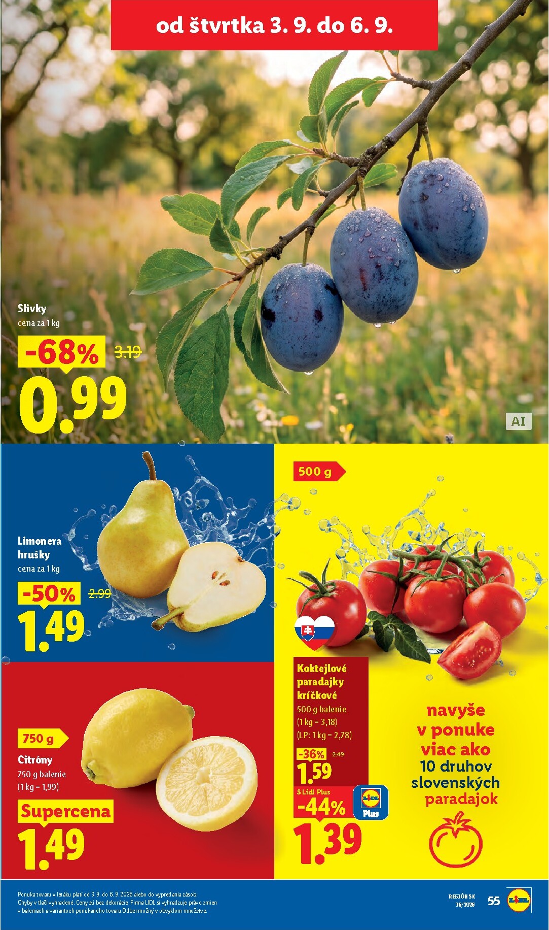 lidl - Nový Lidl leták od pondelka, 31.08.2026 do nedele, 06.09.2026 - page: 73