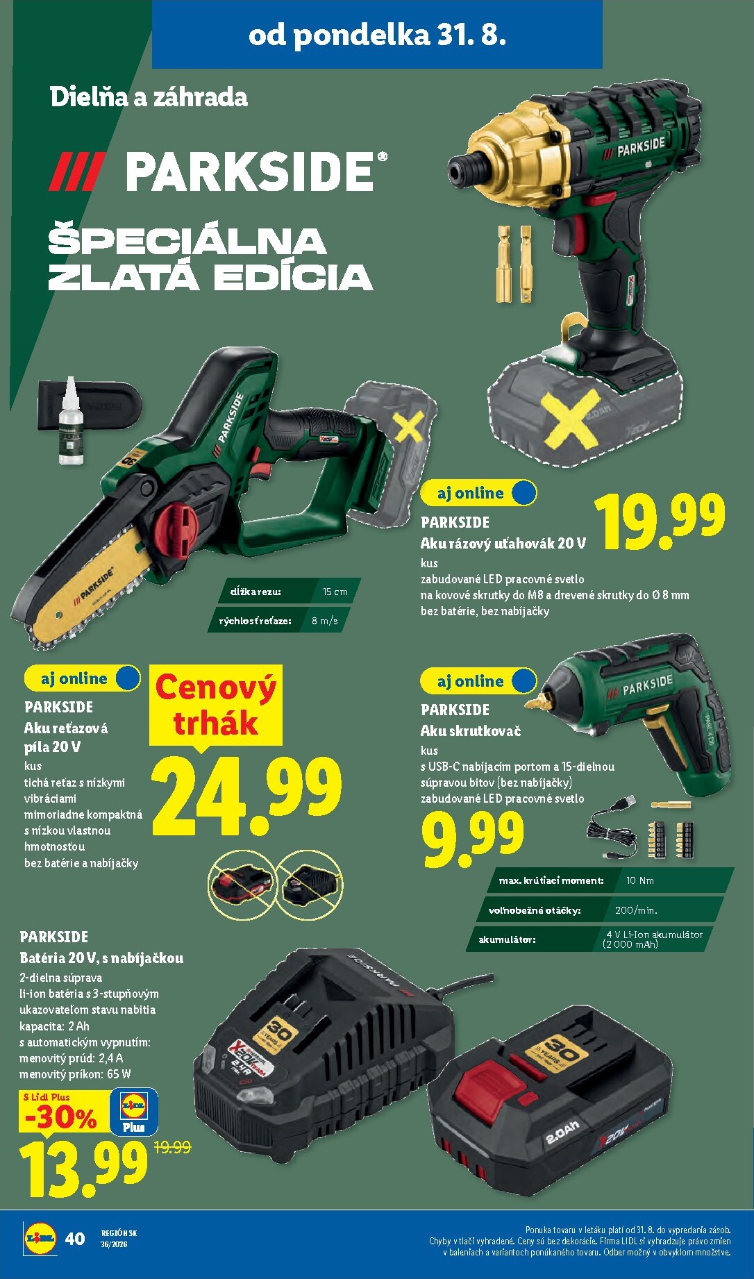 lidl - Nový Lidl leták od pondelka, 31.08.2026 do nedele, 06.09.2026 - page: 52