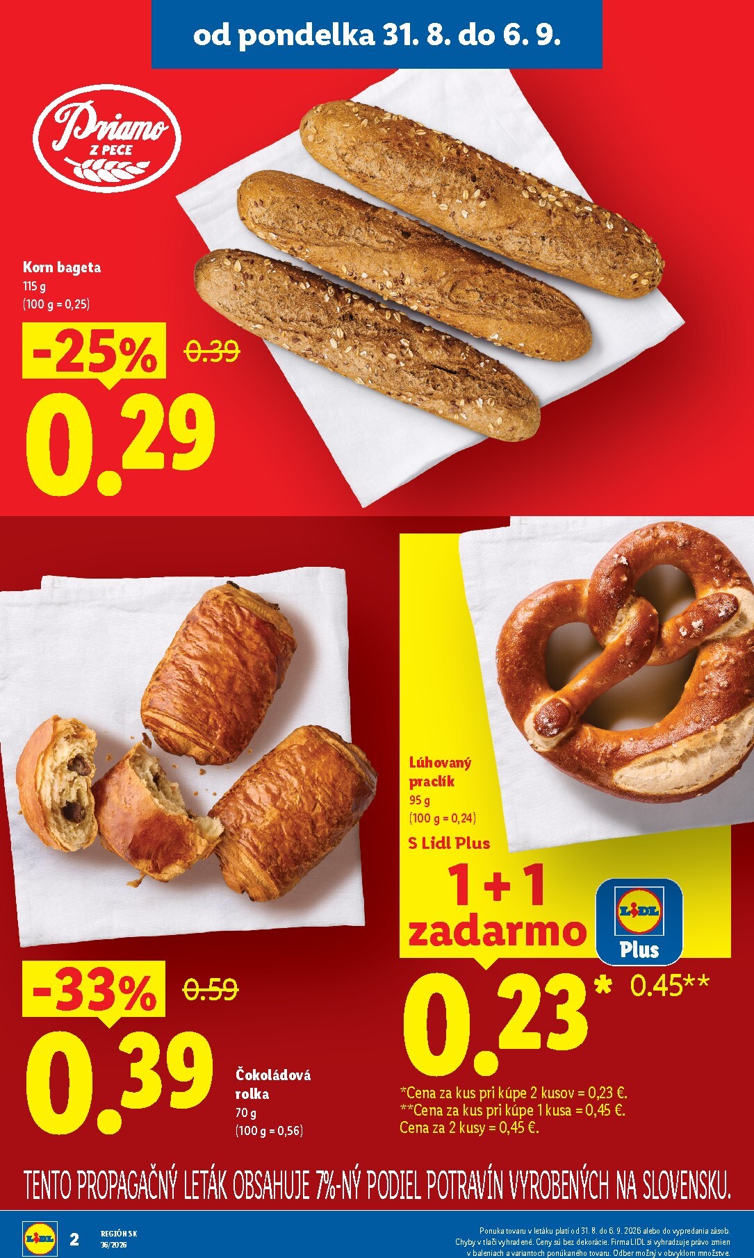 lidl - Aktuálny Lidl - Ešte viac extra akcií leták od pondelka, 31.08.2026 do nedele, 06.09.2026 - page: 2