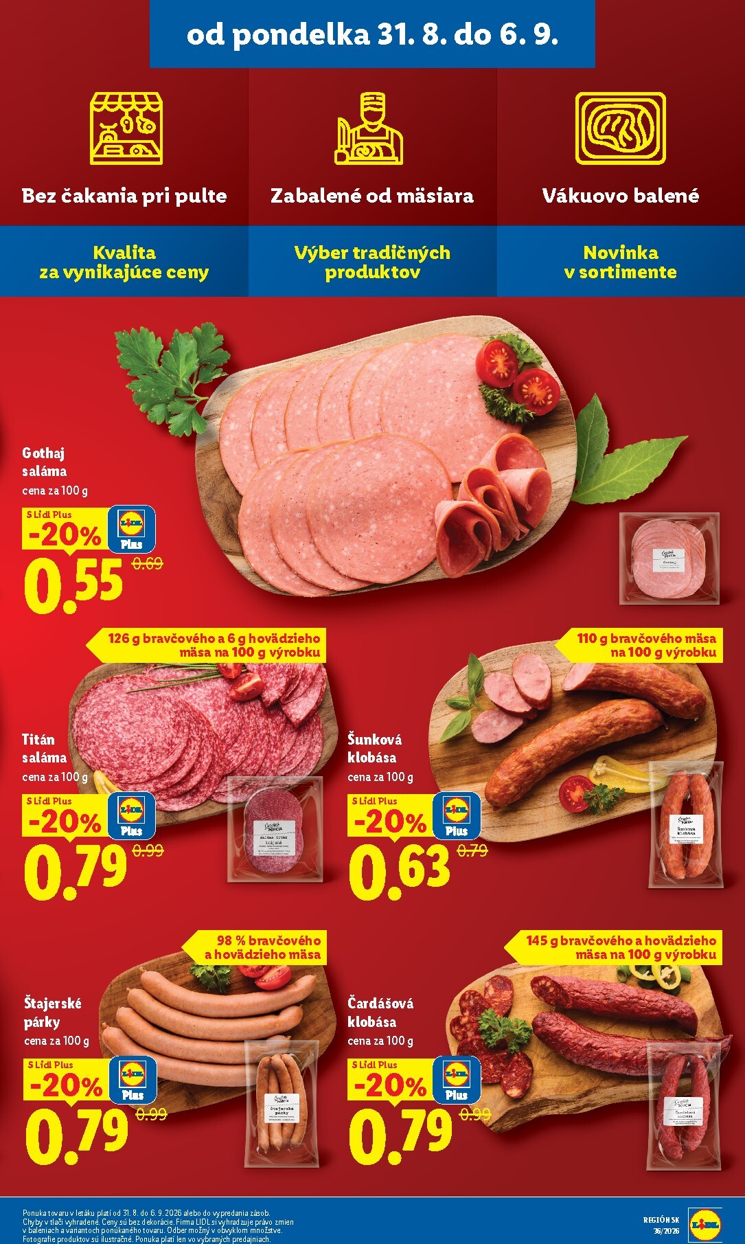 lidl - Aktuálny Lidl leták od pondelka, 31.08.2026 do nedele, 06.09.2026 - page: 15