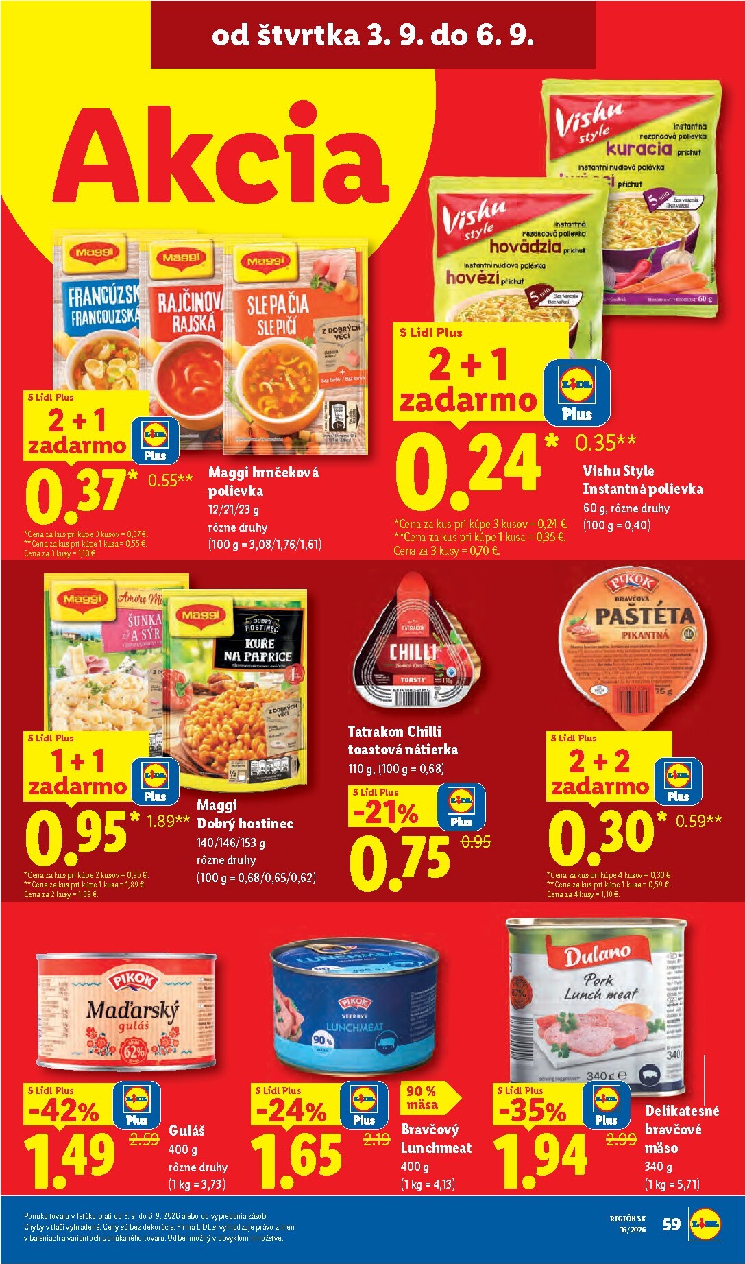 lidl - Aktuálny Lidl leták od pondelka, 31.08.2026 do nedele, 06.09.2026 - page: 83