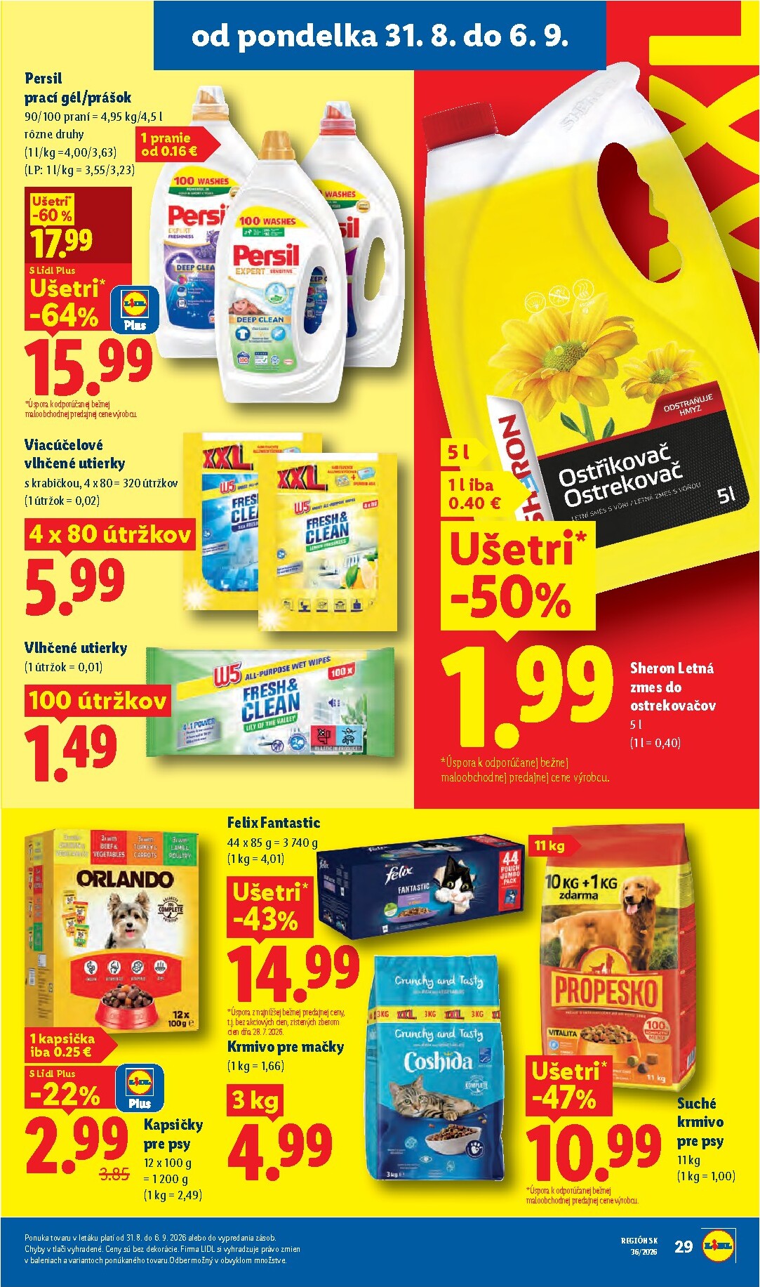 lidl - Aktuálny Lidl leták od pondelka, 31.08.2026 do nedele, 06.09.2026 - page: 40