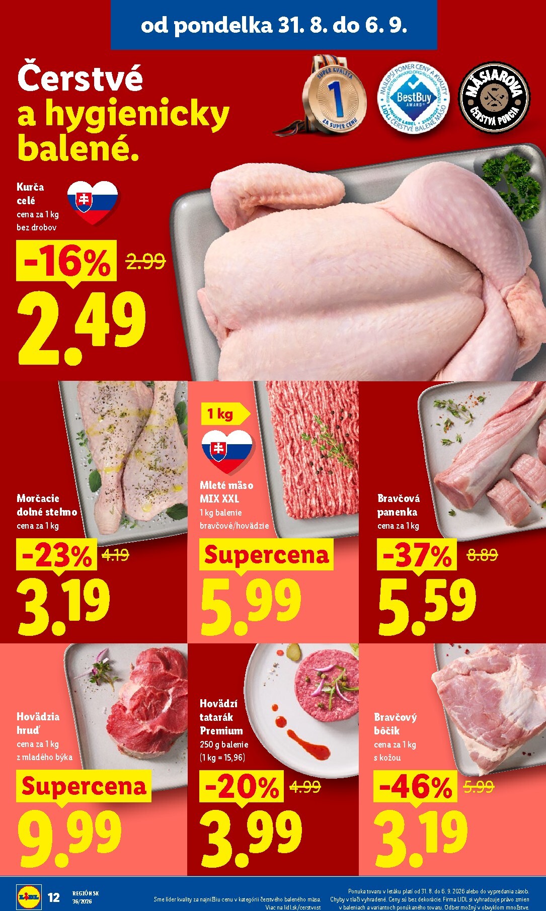 lidl - Aktuálny Lidl leták od pondelka, 31.08.2026 do nedele, 06.09.2026 - page: 12