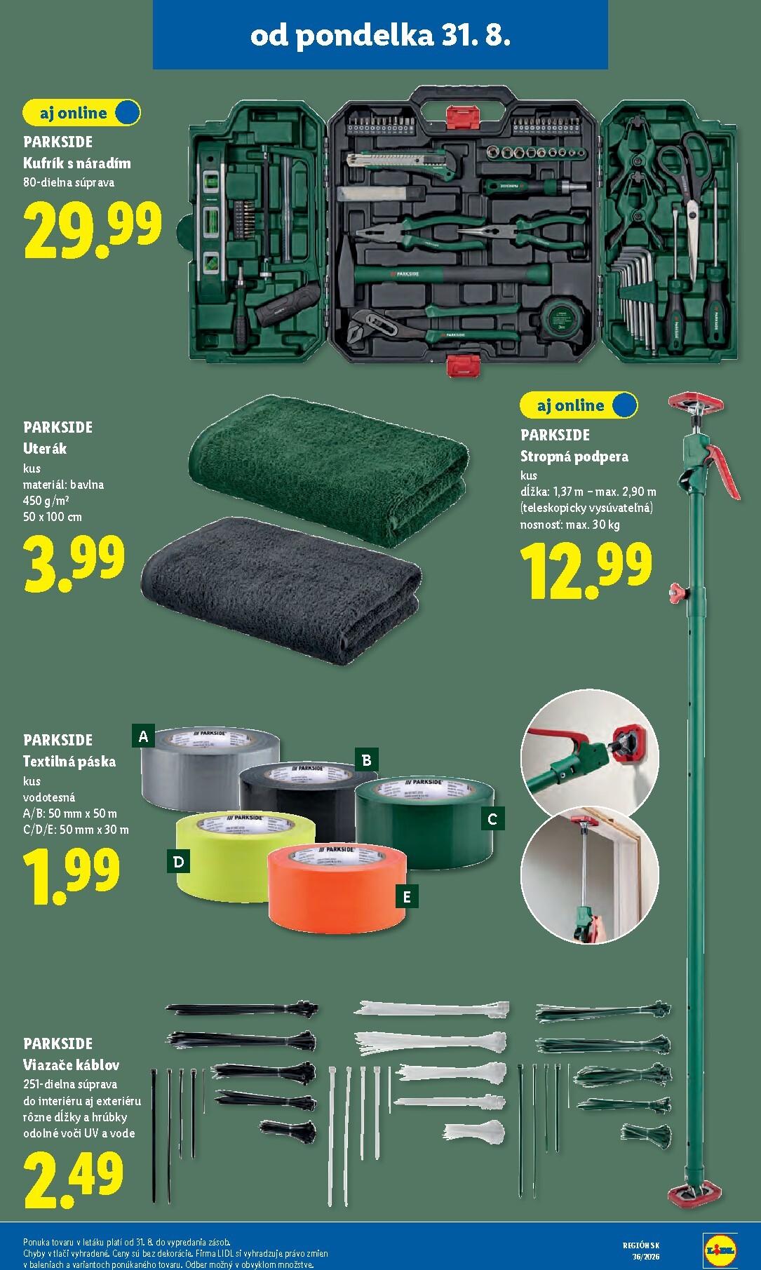 lidl - Aktuálny Lidl leták od pondelka, 31.08.2026 do nedele, 06.09.2026 - page: 57