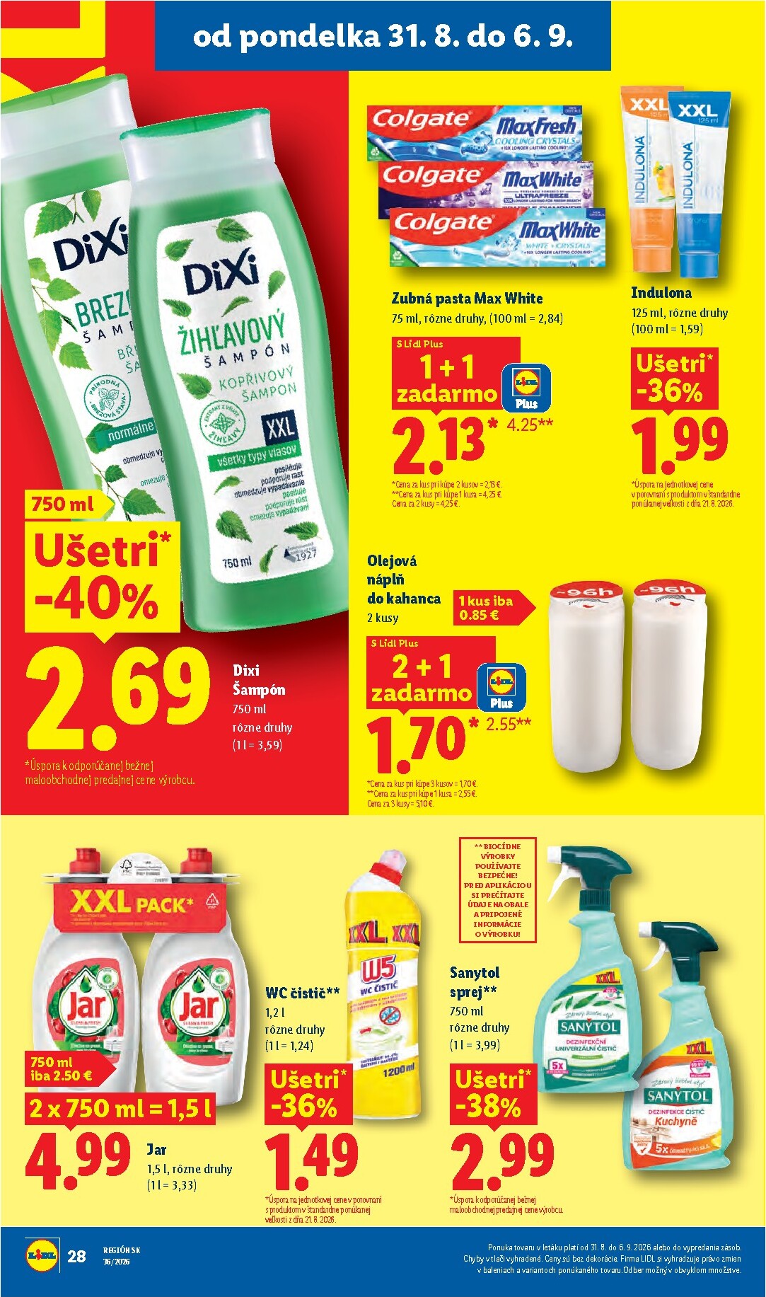 lidl - Aktuálny Lidl leták od pondelka, 31.08.2026 do nedele, 06.09.2026 - page: 39