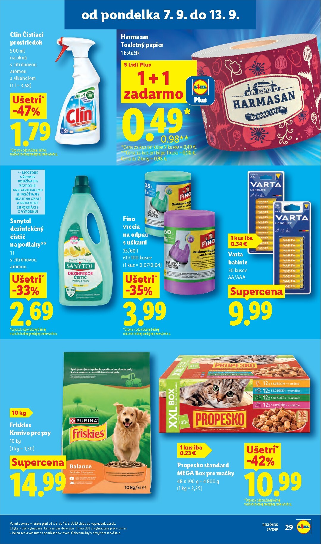 lidl - Nový Lidl leták od pondelka, 07.09.2026 do nedele, 13.09.2026 - page: 33