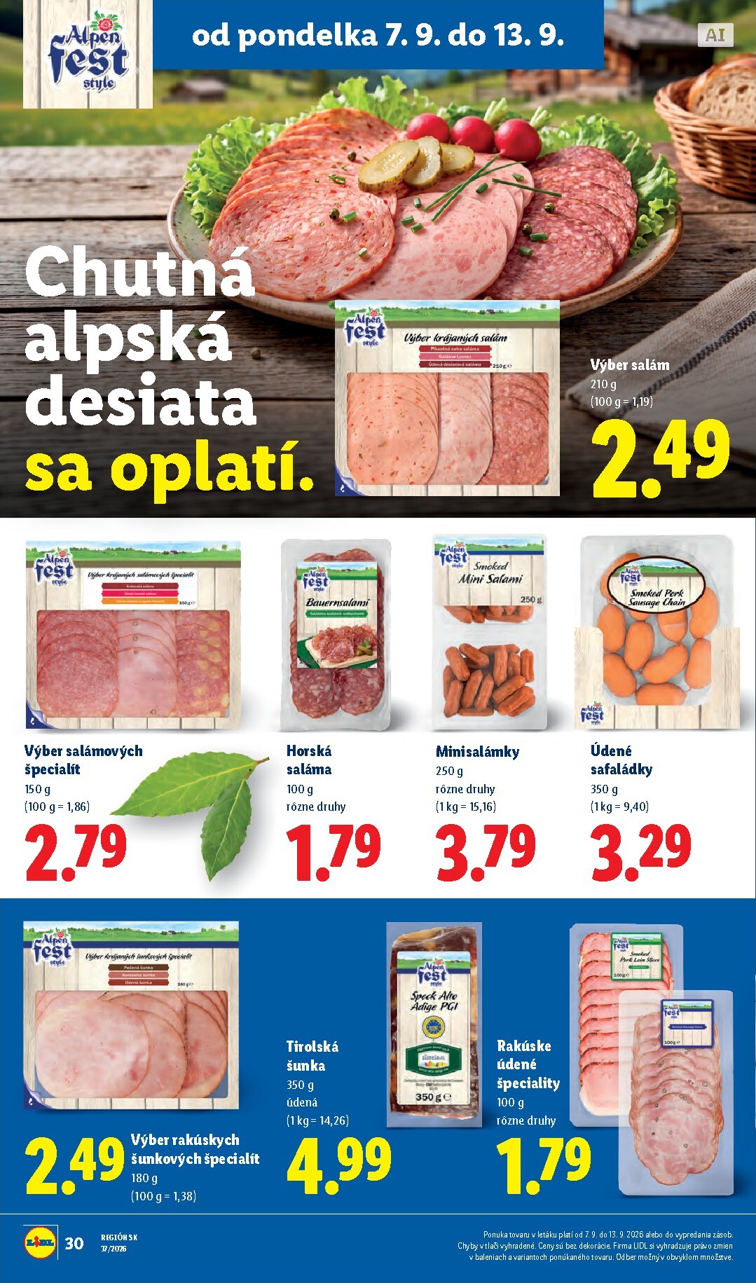 lidl - Nový Lidl leták od pondelka, 07.09.2026 do nedele, 13.09.2026 - page: 34