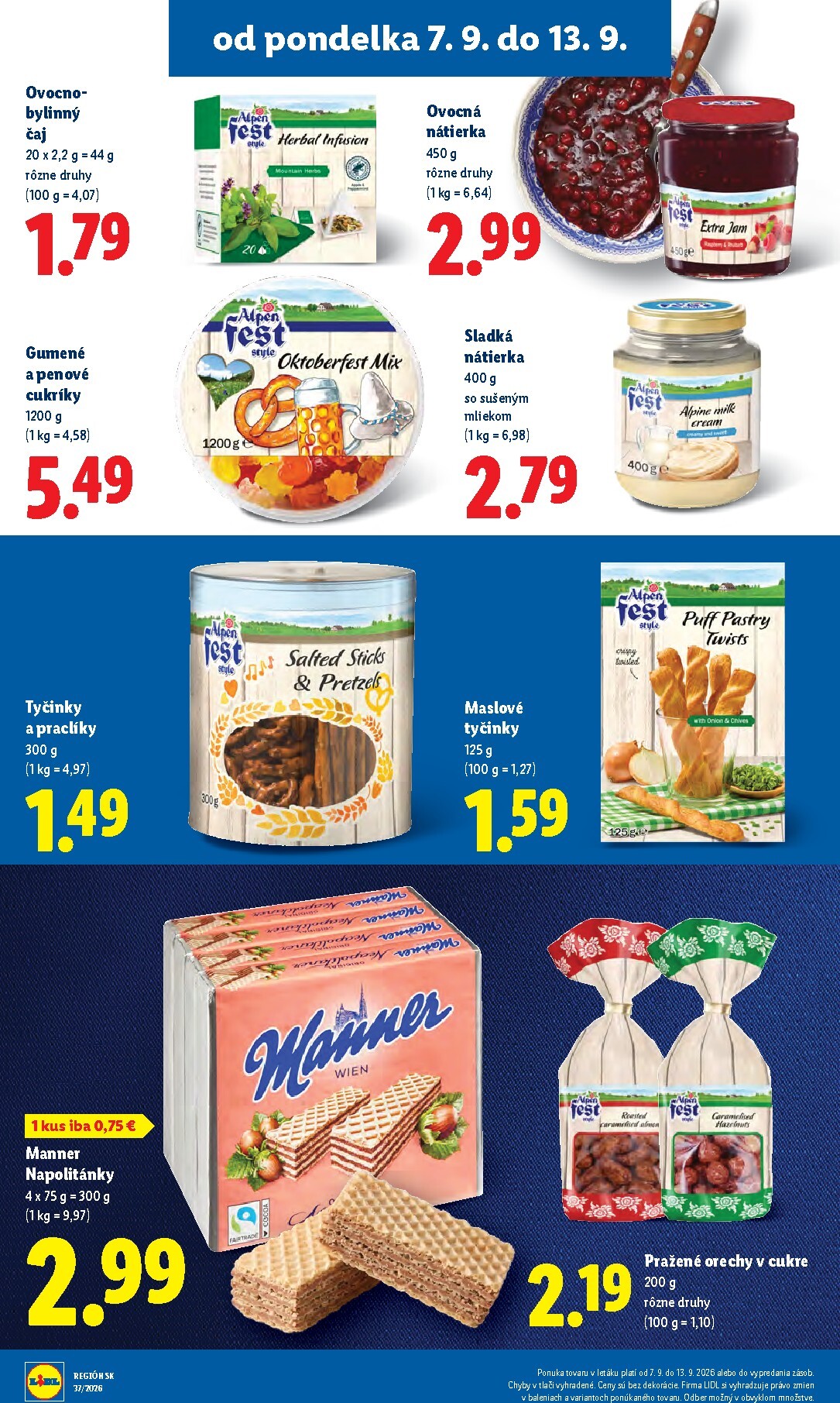 lidl - Nový Lidl leták od pondelka, 07.09.2026 do nedele, 13.09.2026 - page: 38